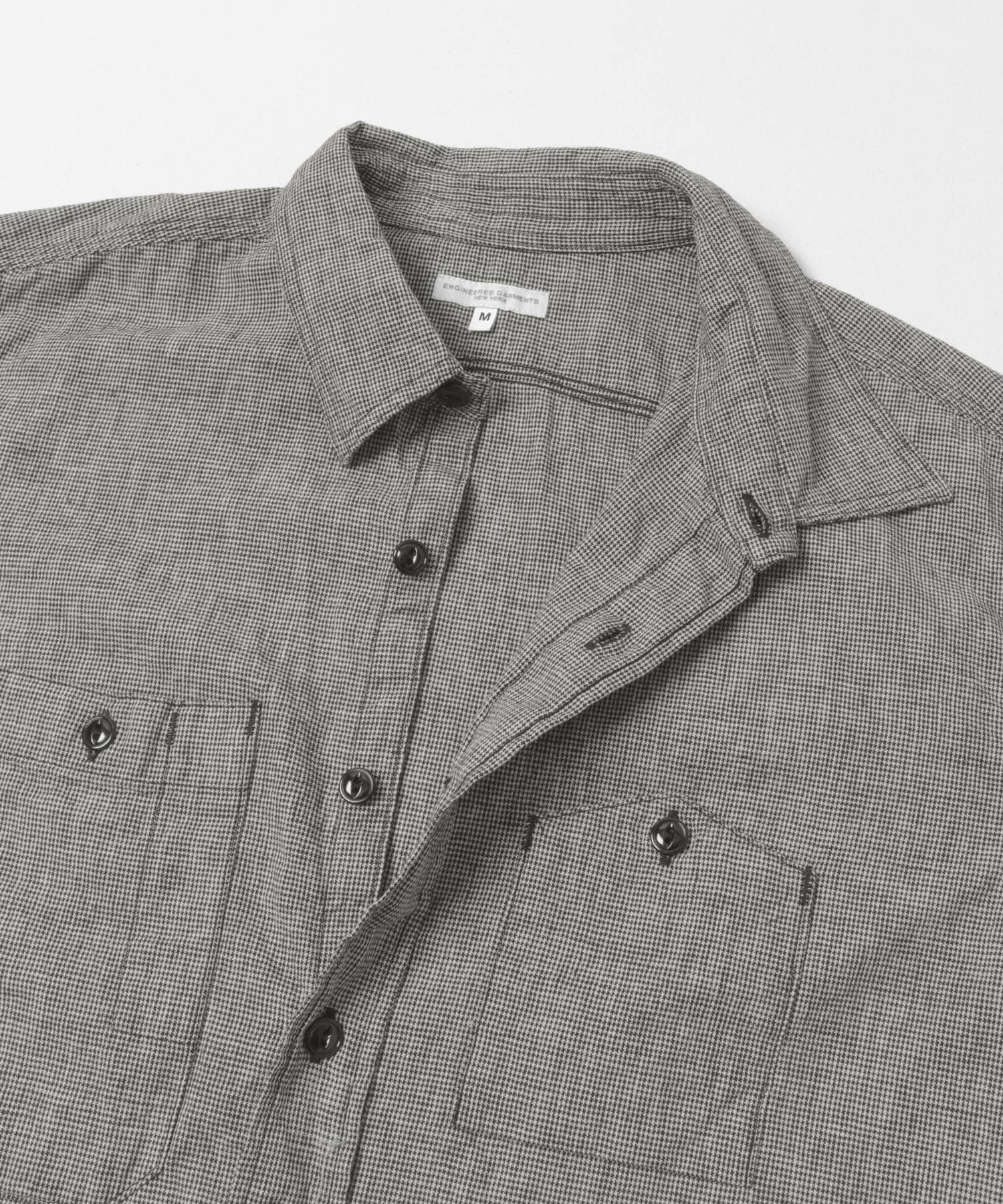 Engineered Garments　WORK SHIRT BLACK/GR M