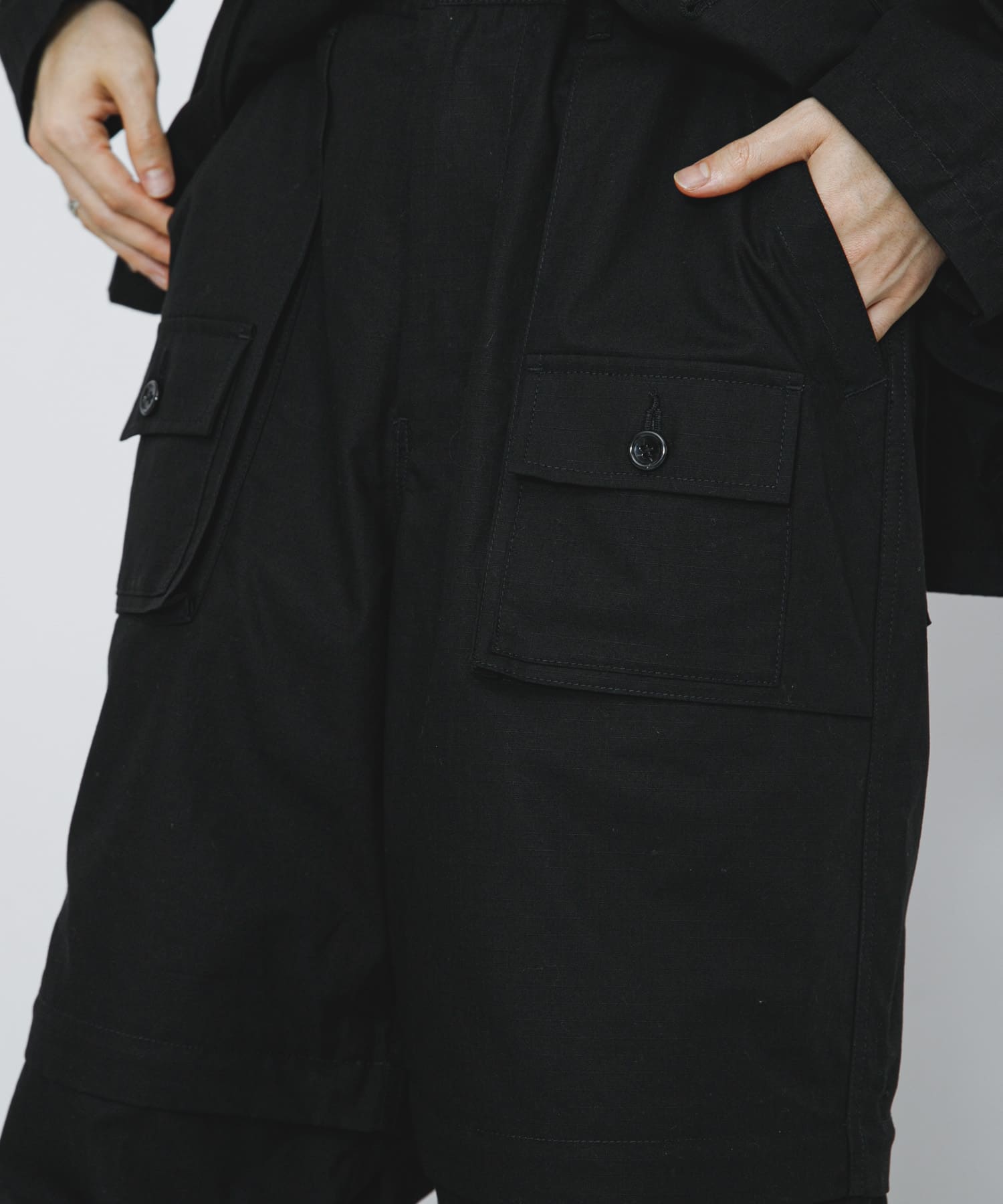 MODMNT　KNOCK ABOUT PANTS BLK XS