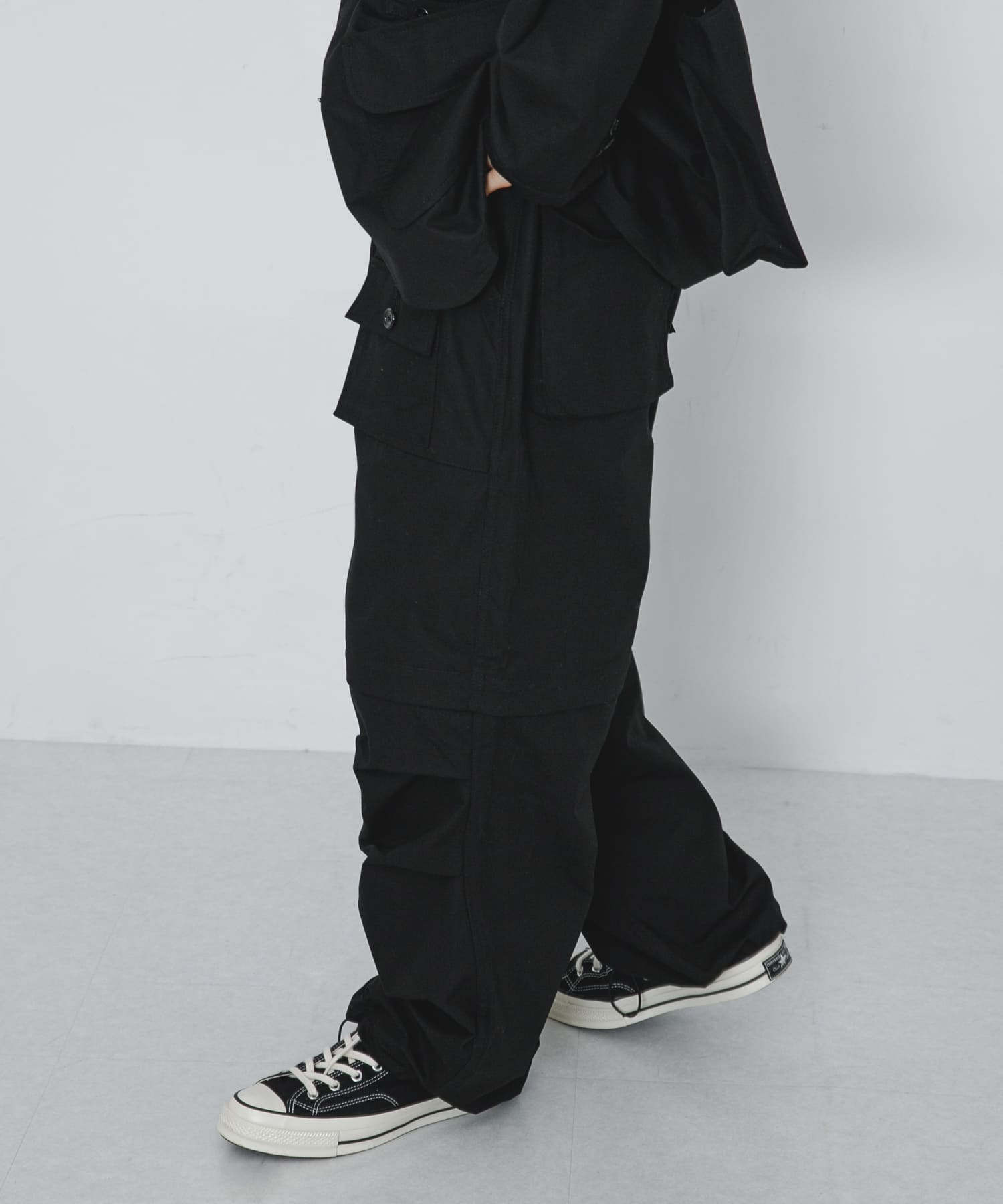 MODMNT　KNOCK ABOUT PANTS BLK XS