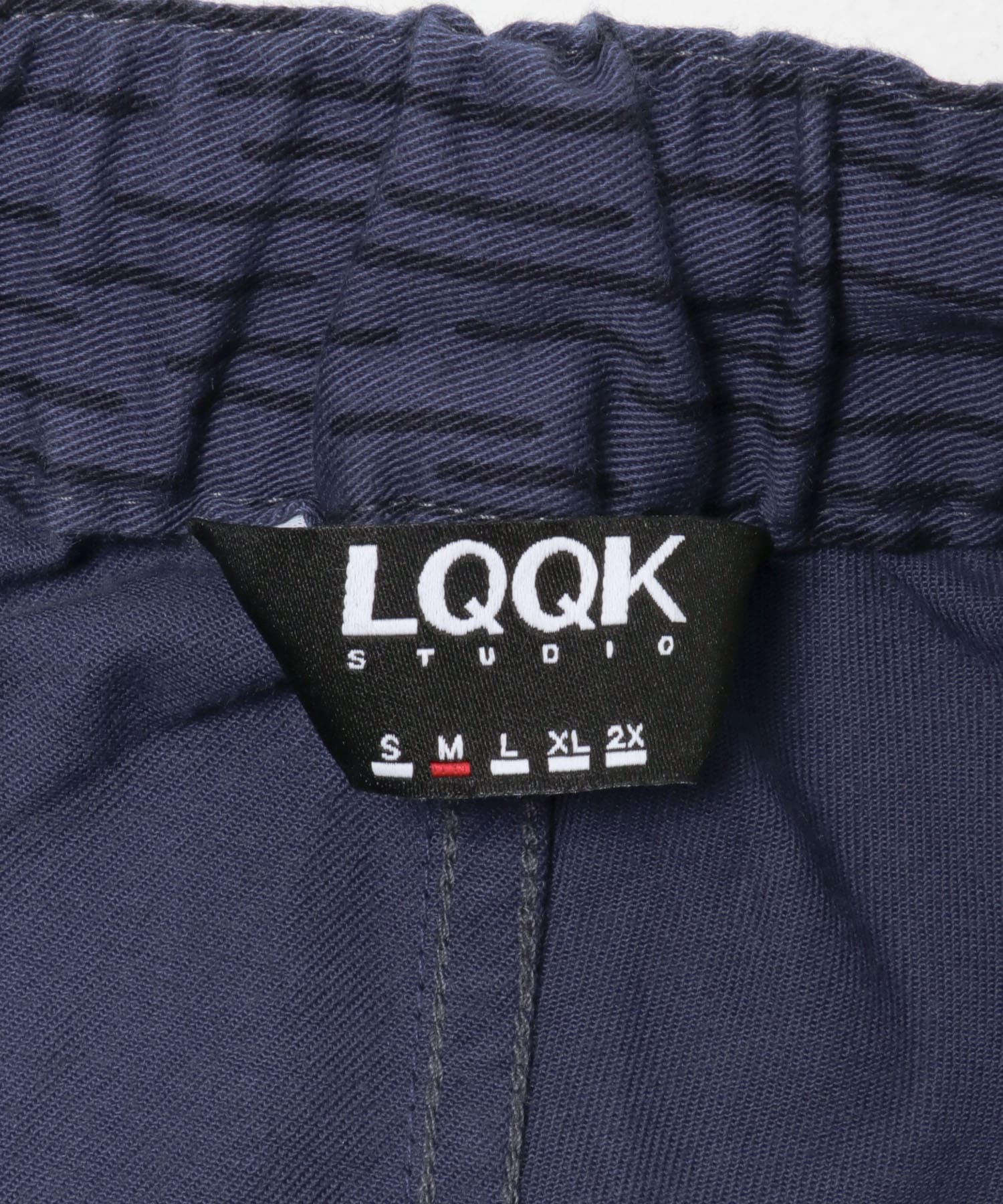 LQQK Studio　JAM PANT NAVY CAMO L