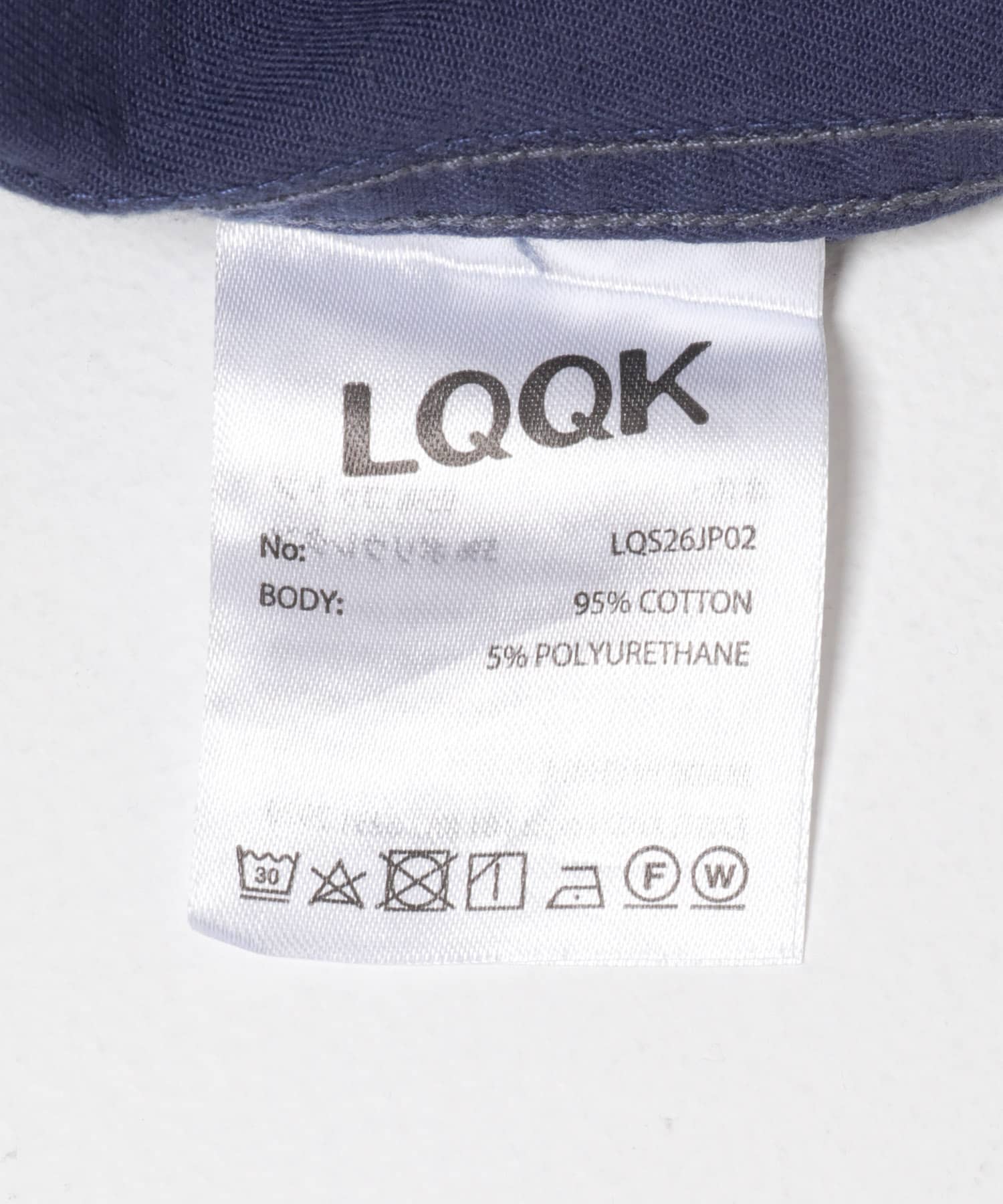 LQQK Studio　JAM PANT NAVY CAMO L