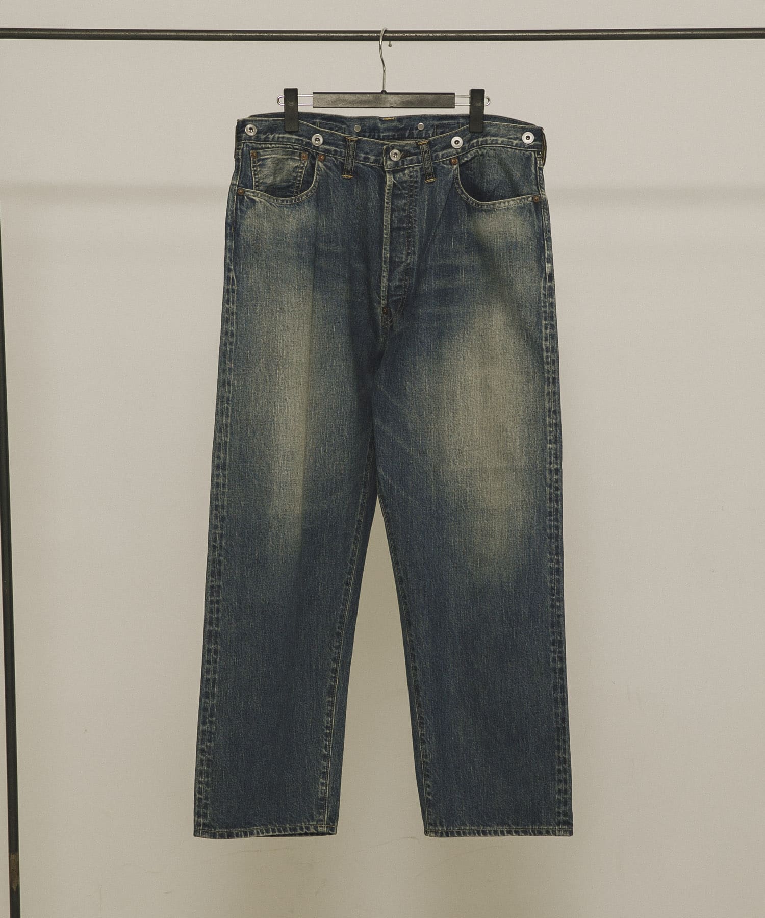 A PRESSE　No.22 Washed Wide Denim Pants