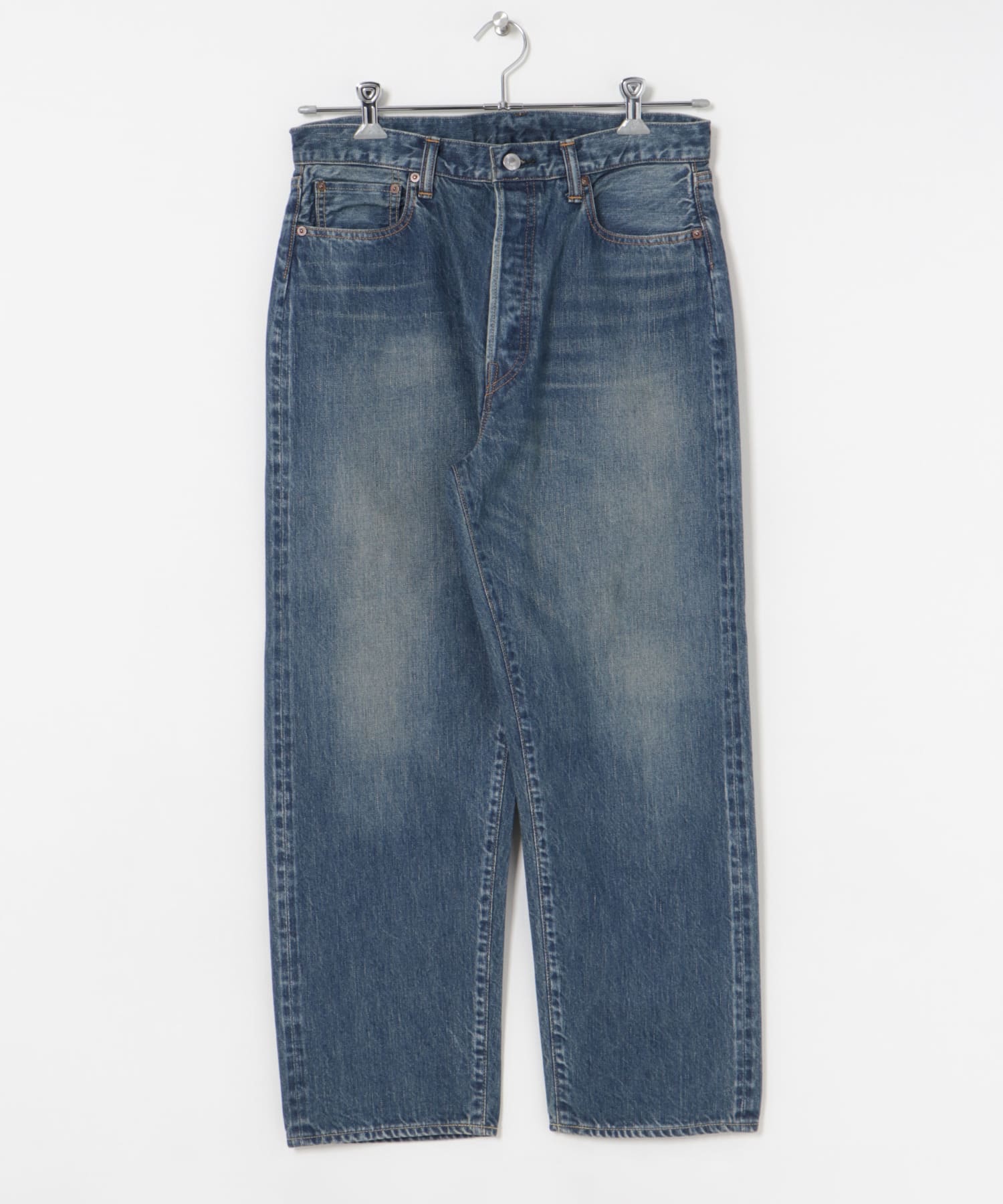 A PRESSE　Washed Denim Wide Pants