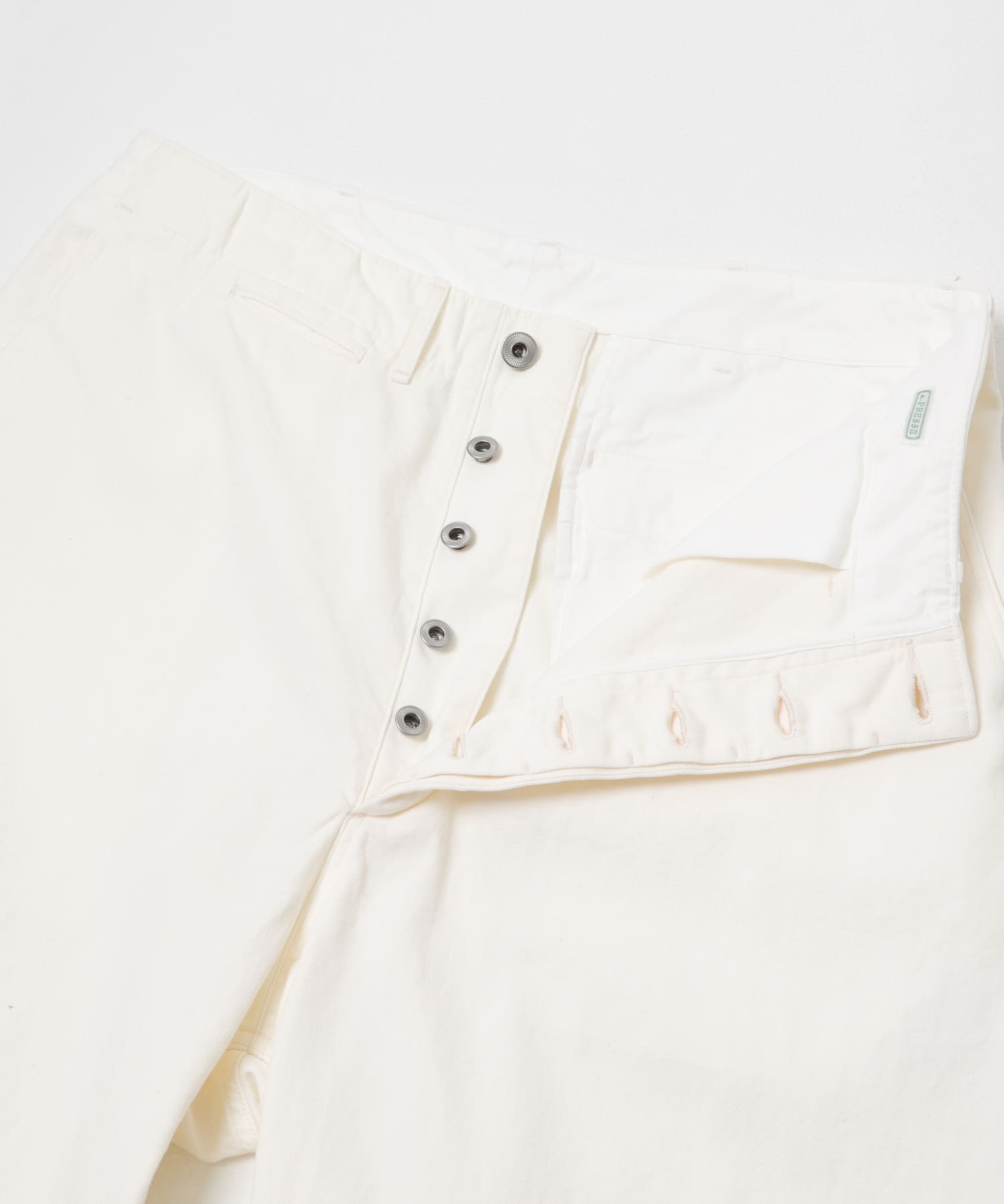 A PRESSE　Vintage Chino Trousers NATURAL 1