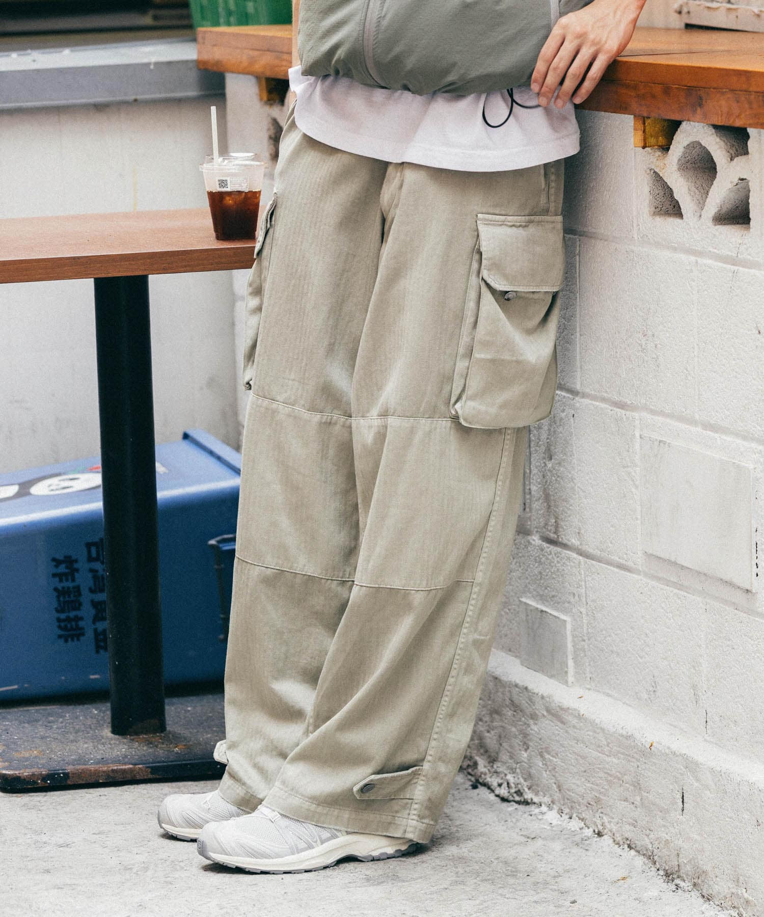 A PRESSE　Vintage FA HBT M-47 Pants GREIGE 1