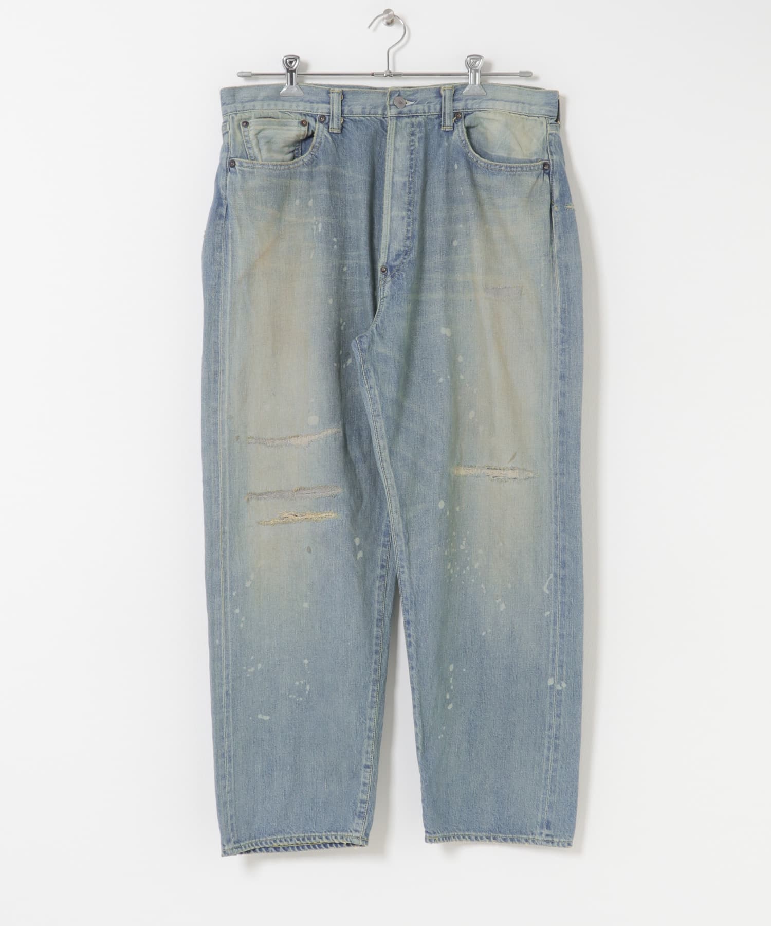 A PRESSE　No.37 Washed Wide Denim Pants