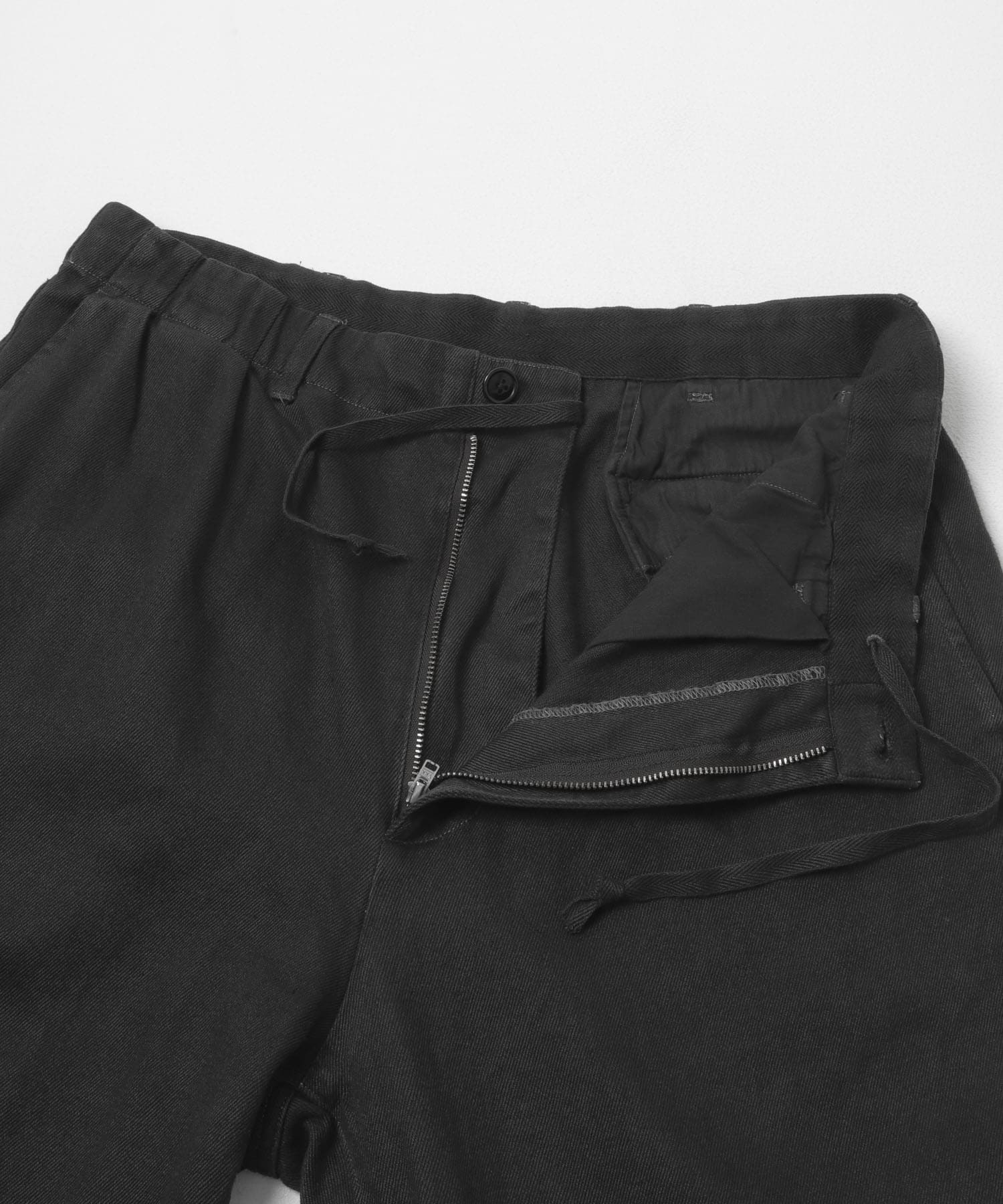 SANMONT　リネンワークパンツ BLACK 2