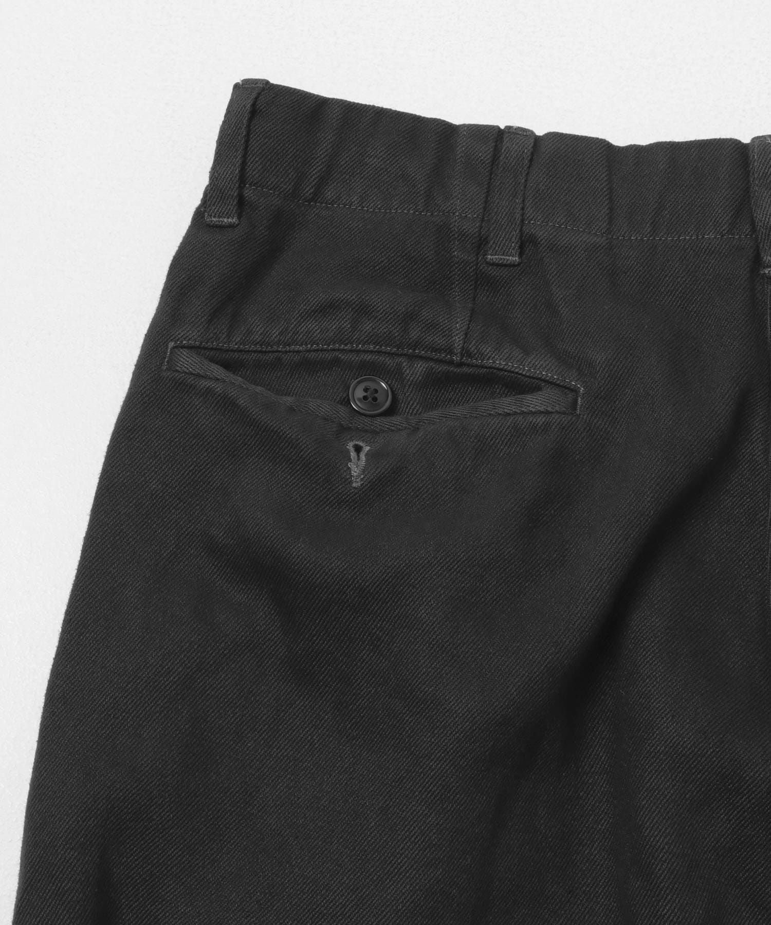 SANMONT　リネンワークパンツ BLACK 2