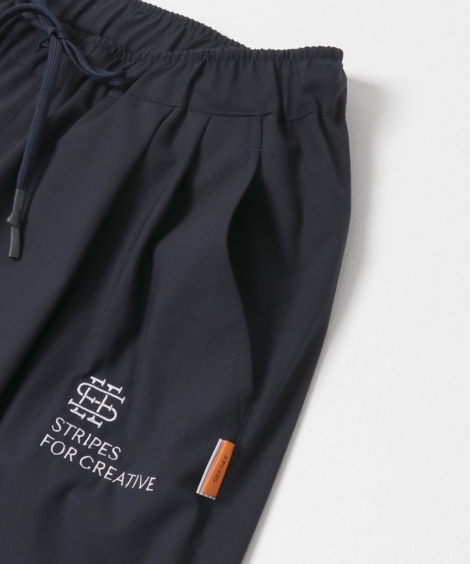SEE SEE×S.F.C　TWO TUCK PANTS（WOOLTORO） NAVY M
