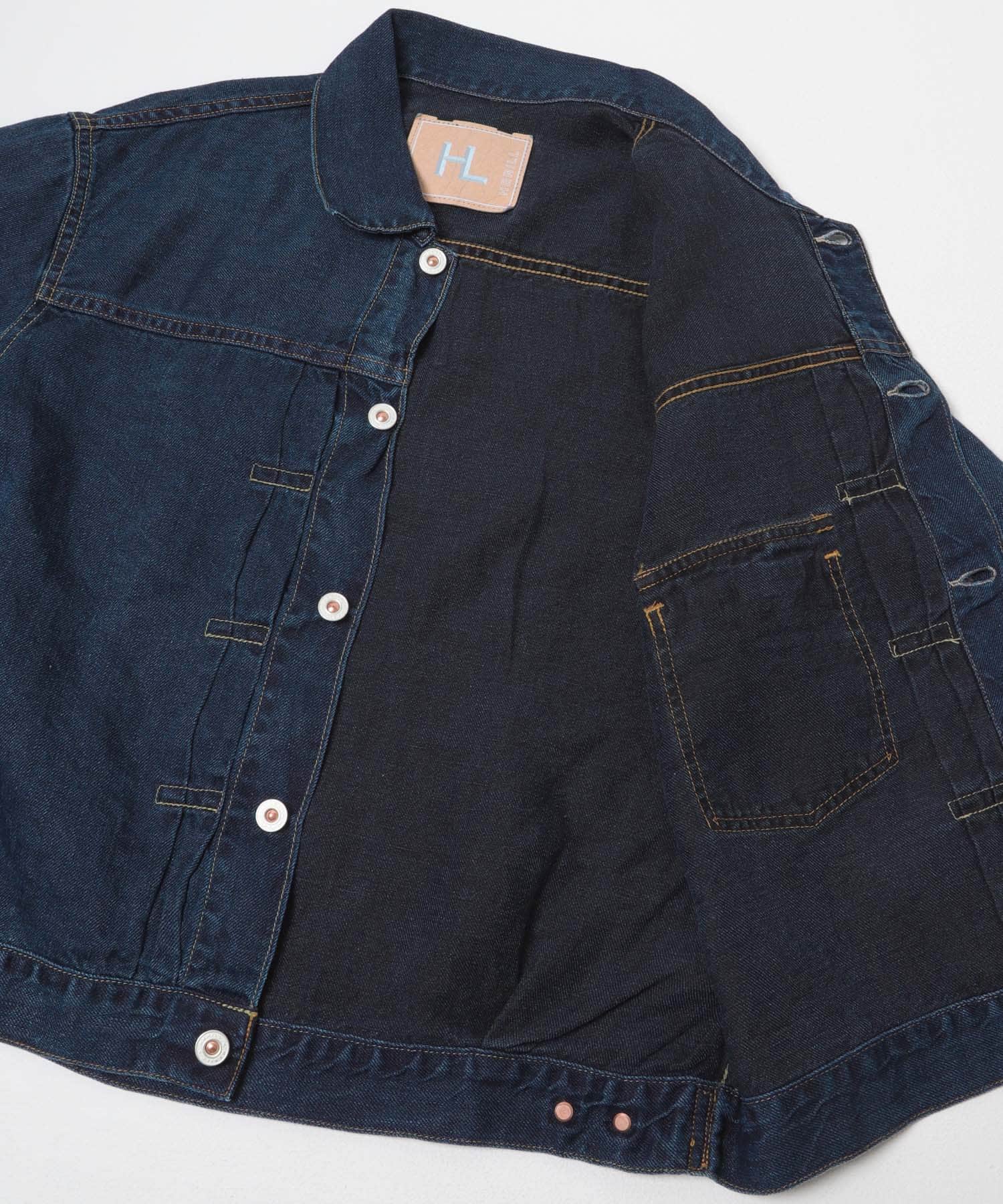 HERILL　LinenDenim XXJacket Vintage w 2