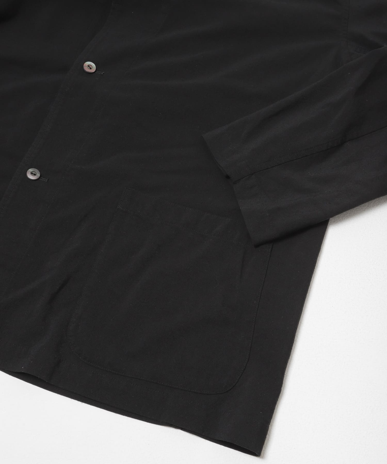 HERILL　Silkcotton nep Workjacket Black 2