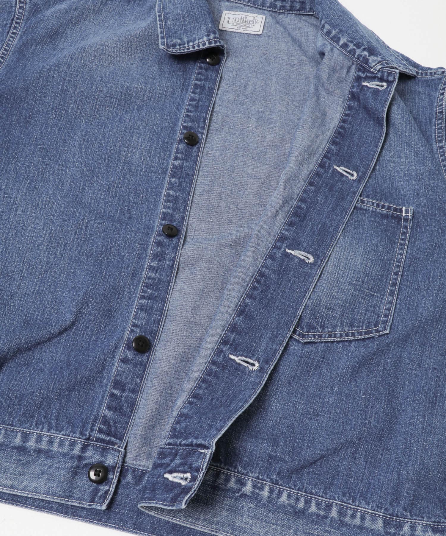Unlikely　Navy Utility Jacket Indigo M