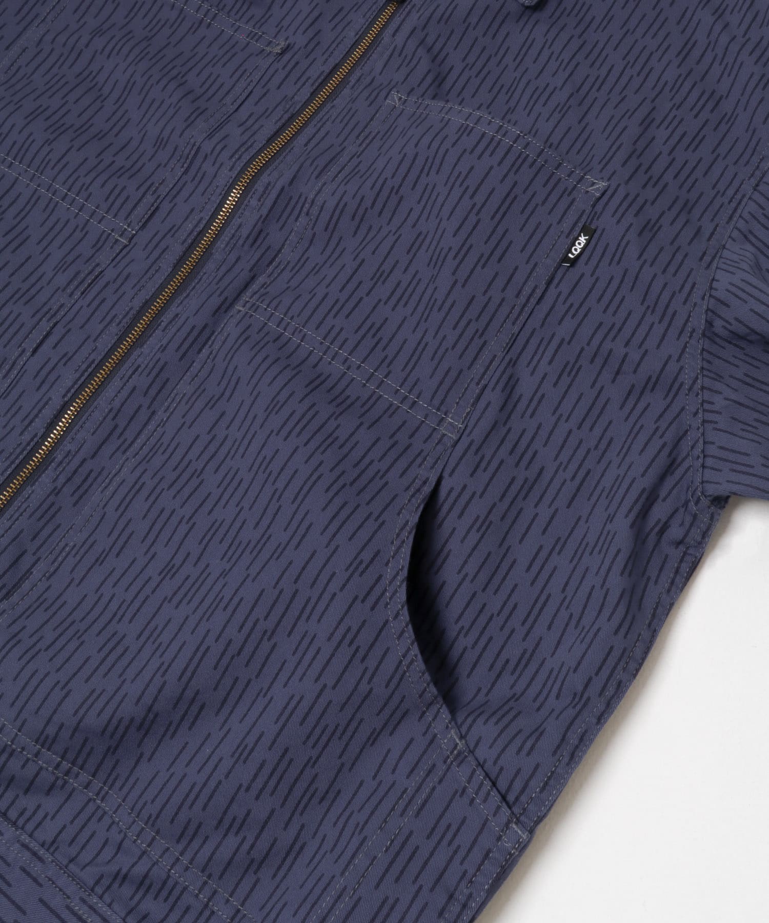 LQQK Studio　MP JACKET NAVY CAMO L