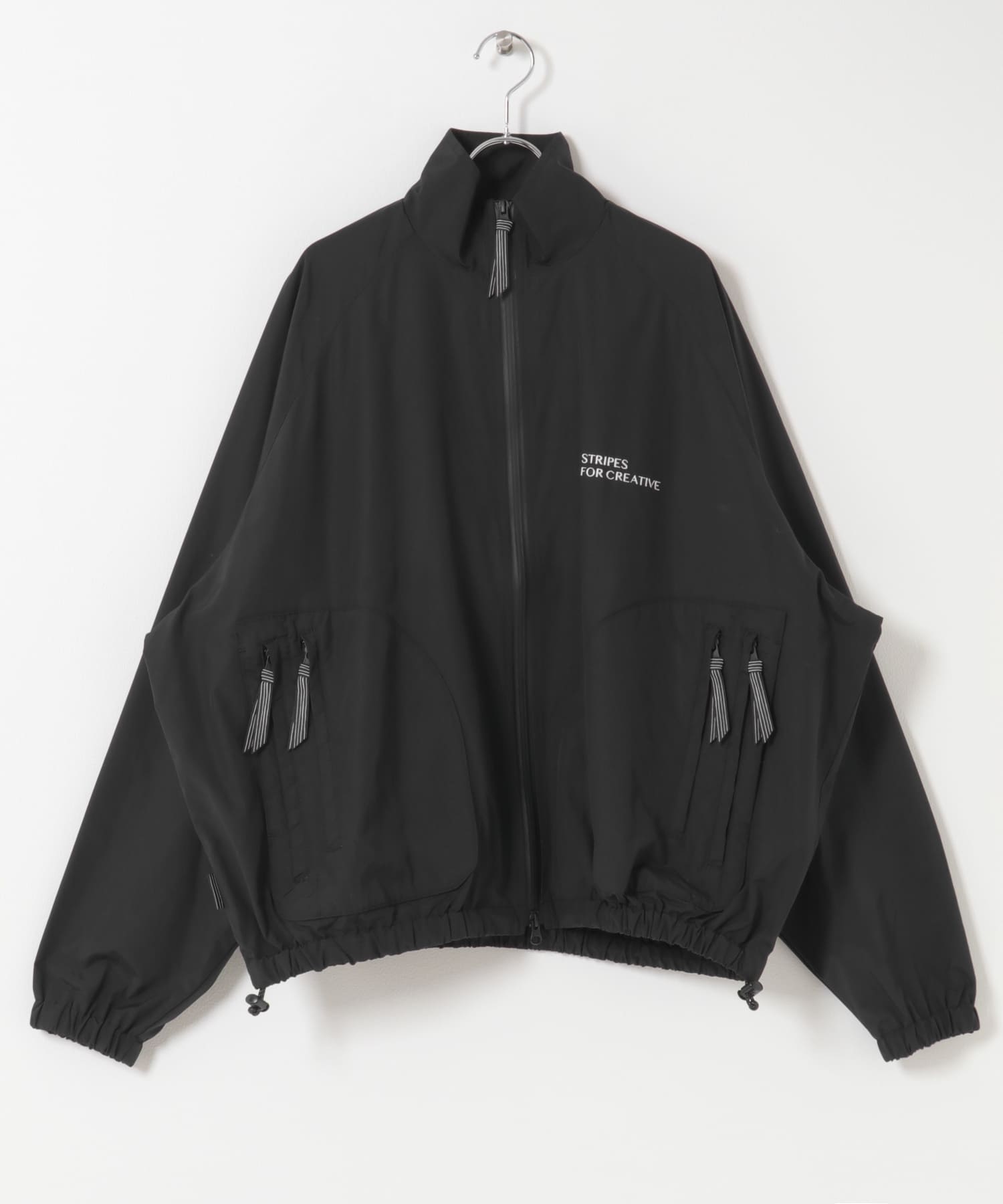 SFC　ZIP NYLON SPORTY JACKET BLACK M