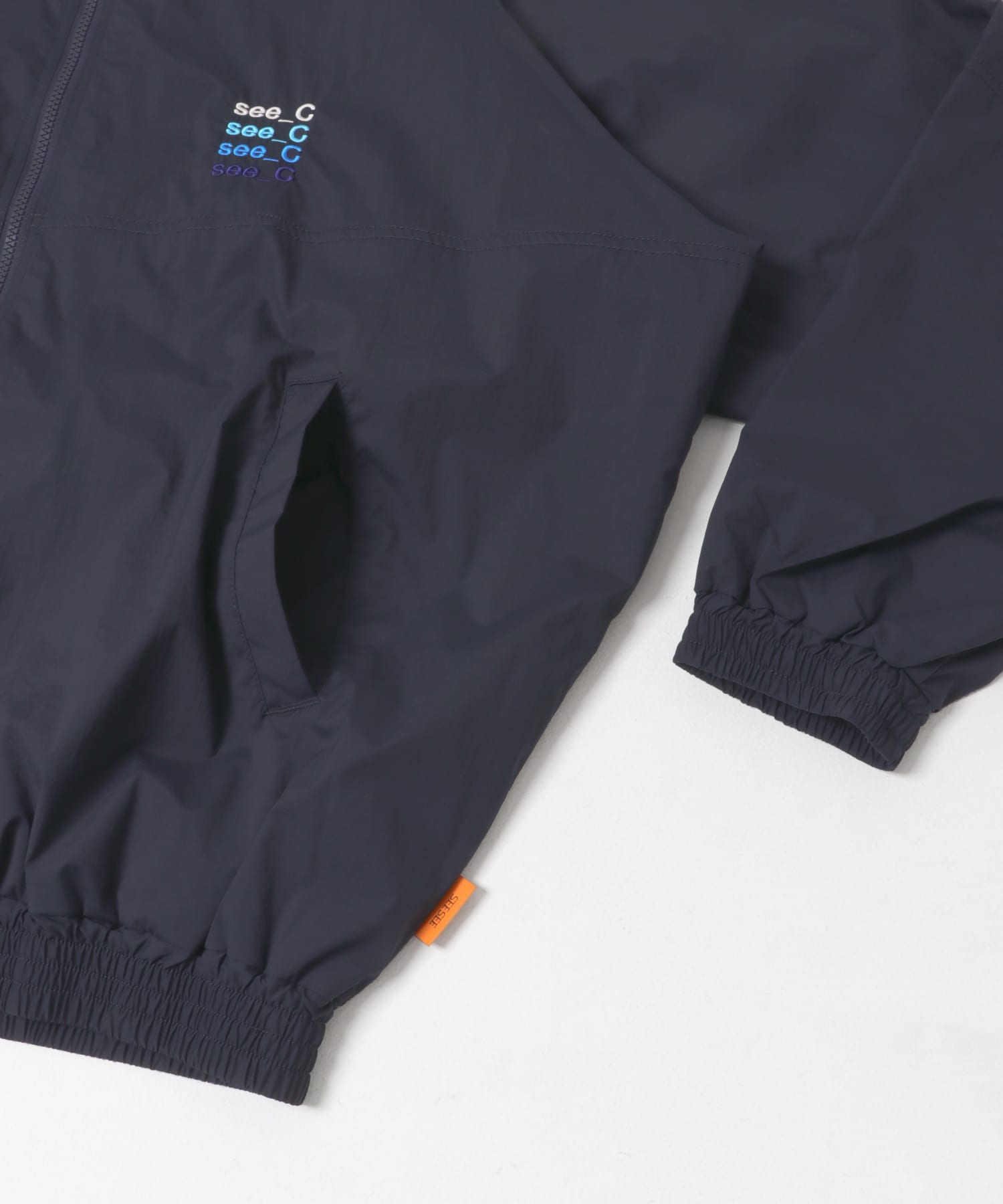 SEE SEE　WINDBREAKER JACKET NAVY M
