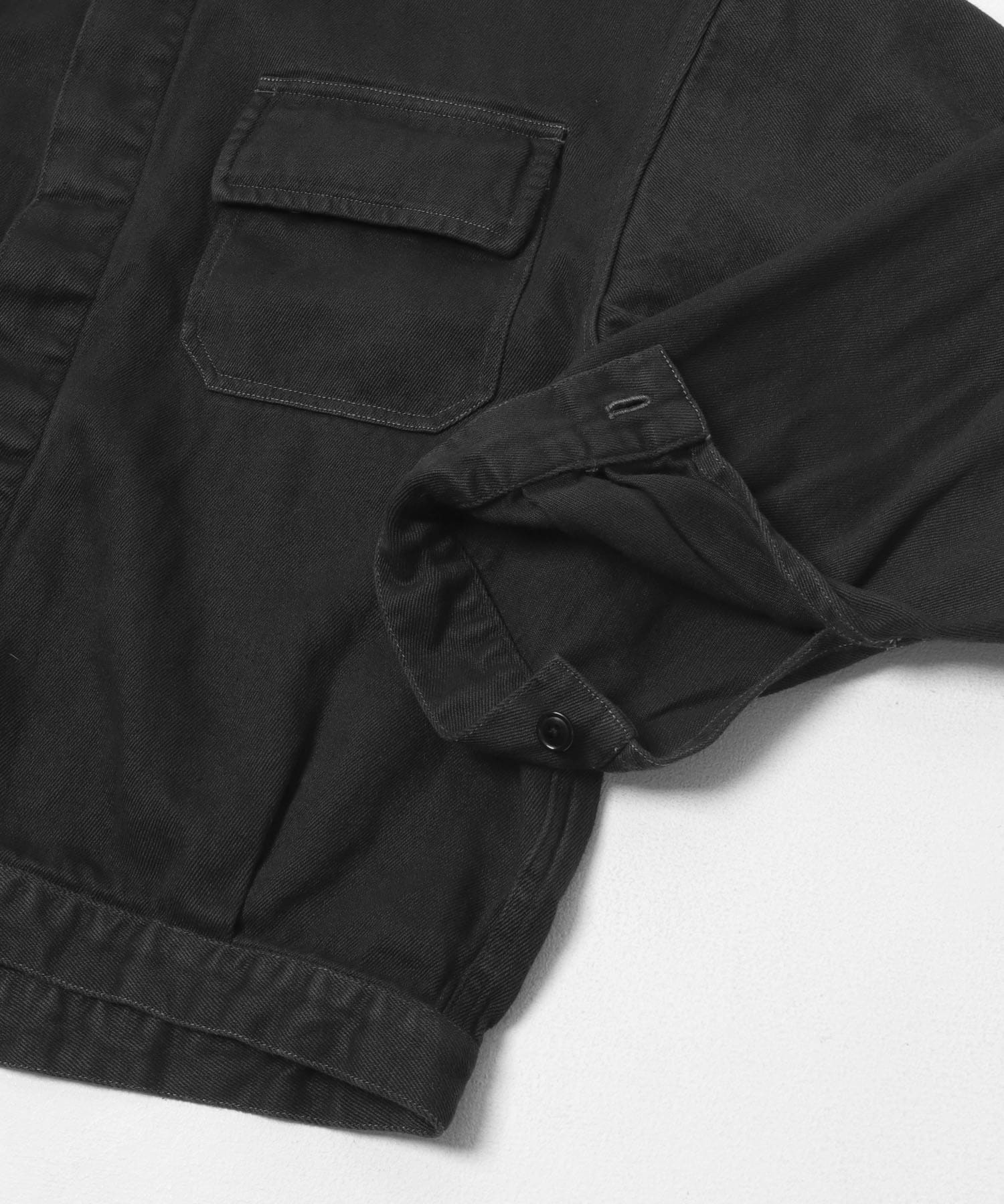 SANMONT　リネンワークジャケット BLACK 2