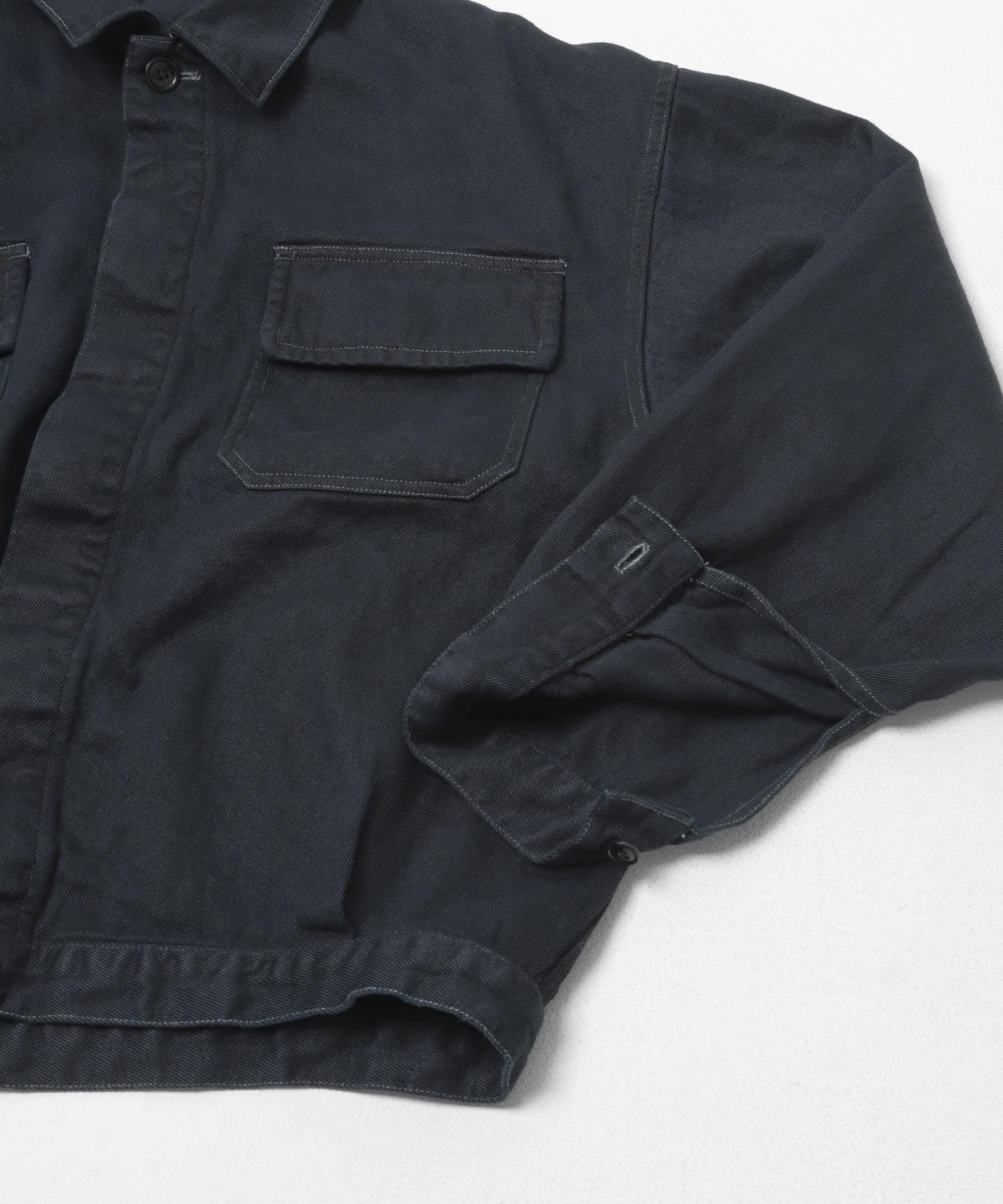 『別注』SANMONT×URBS　リネンワークジャケット DARKNAVY 2