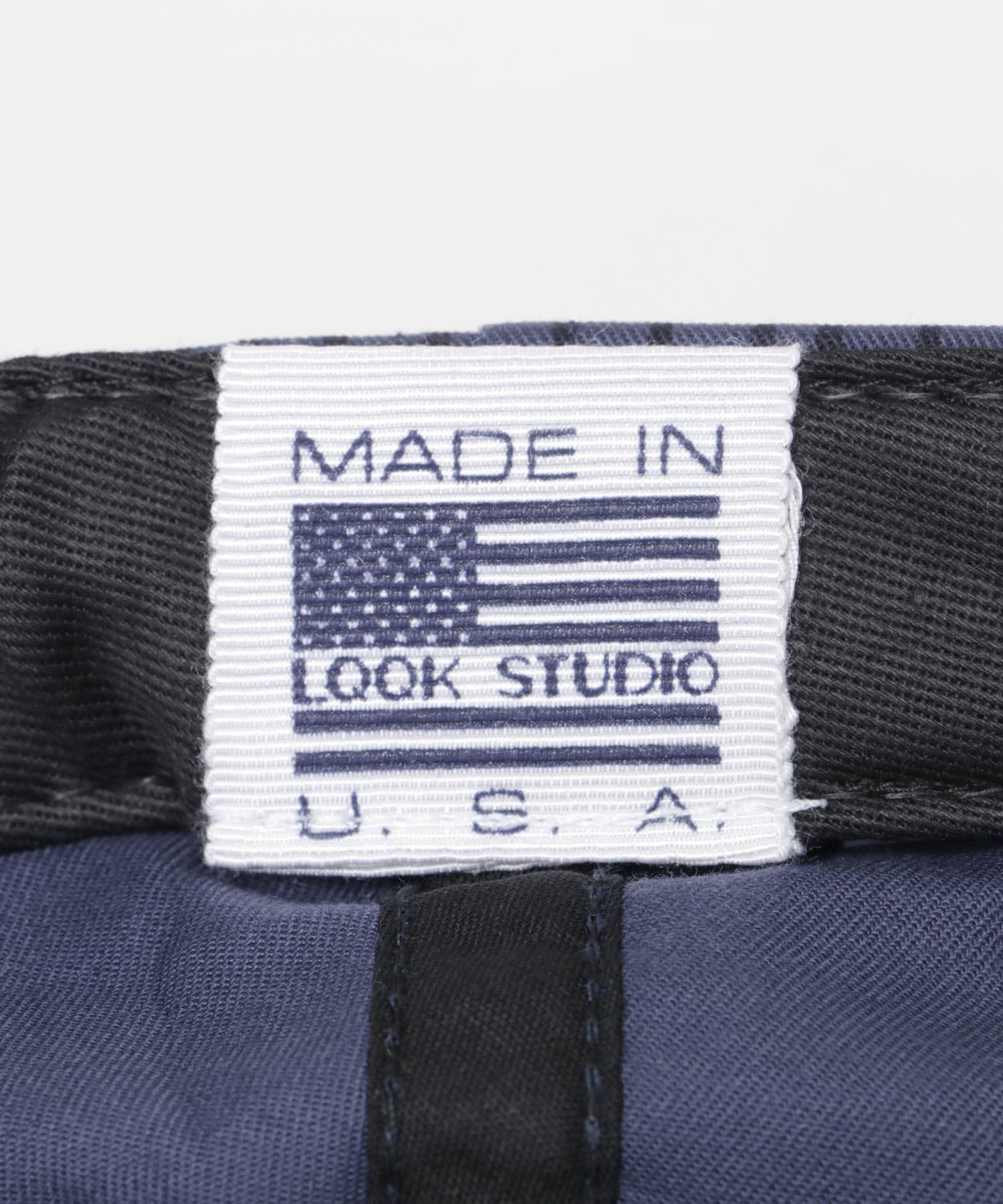 LQQK Studio　RAIN CAMO HAT NAVY CAMO Free