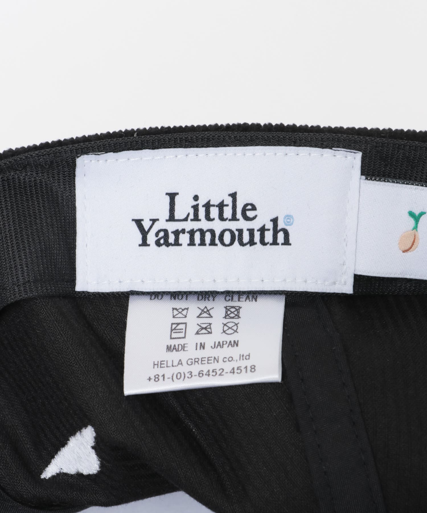 Little Yarmouth　LOVER/OVER CORDUROY CAP BLACK Free