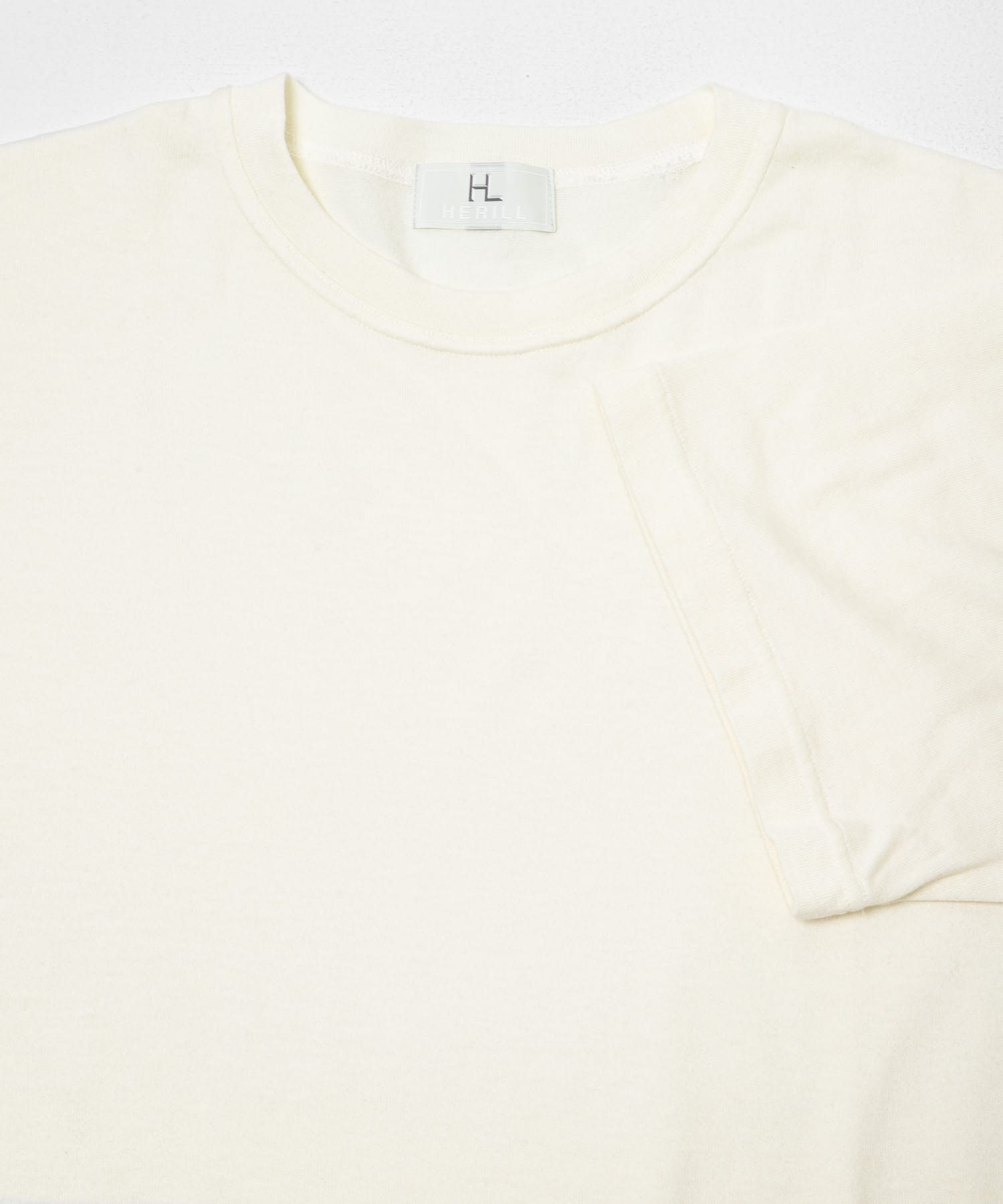HERILL　Cottoncashmere T-Shirt White 2