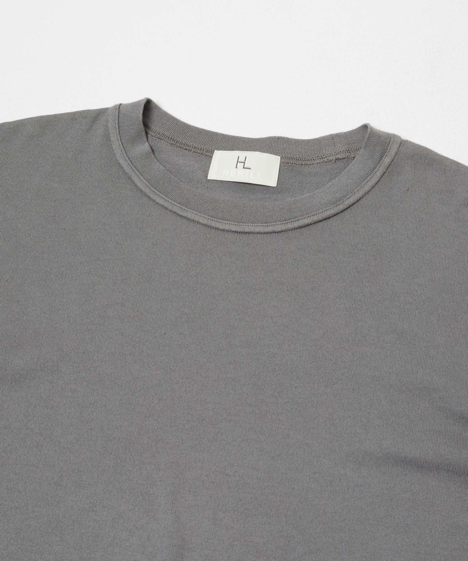 HERILL　Cottoncashmere T-Shirt Gray 2