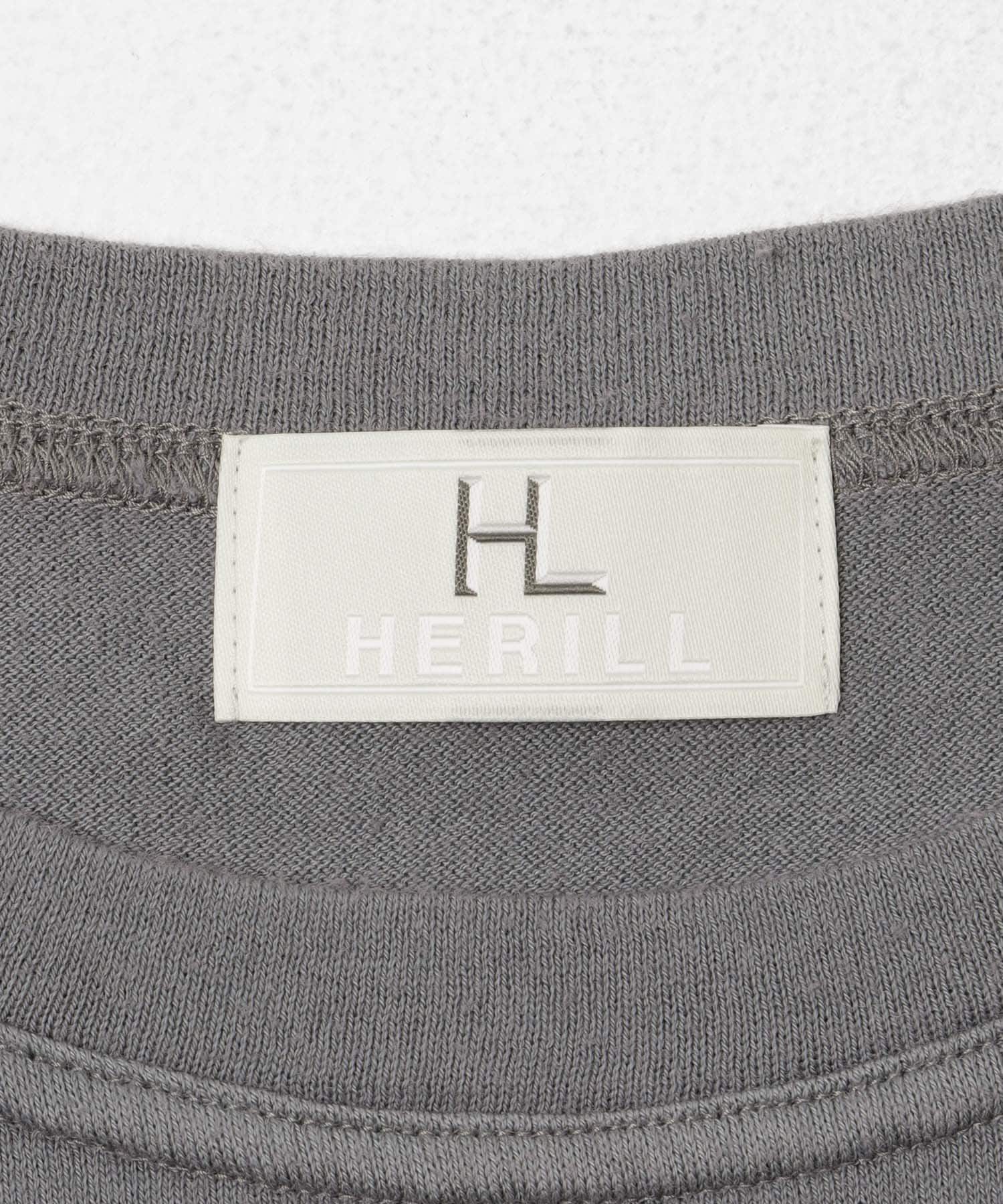 HERILL　Cottoncashmere T-Shirt Gray 2