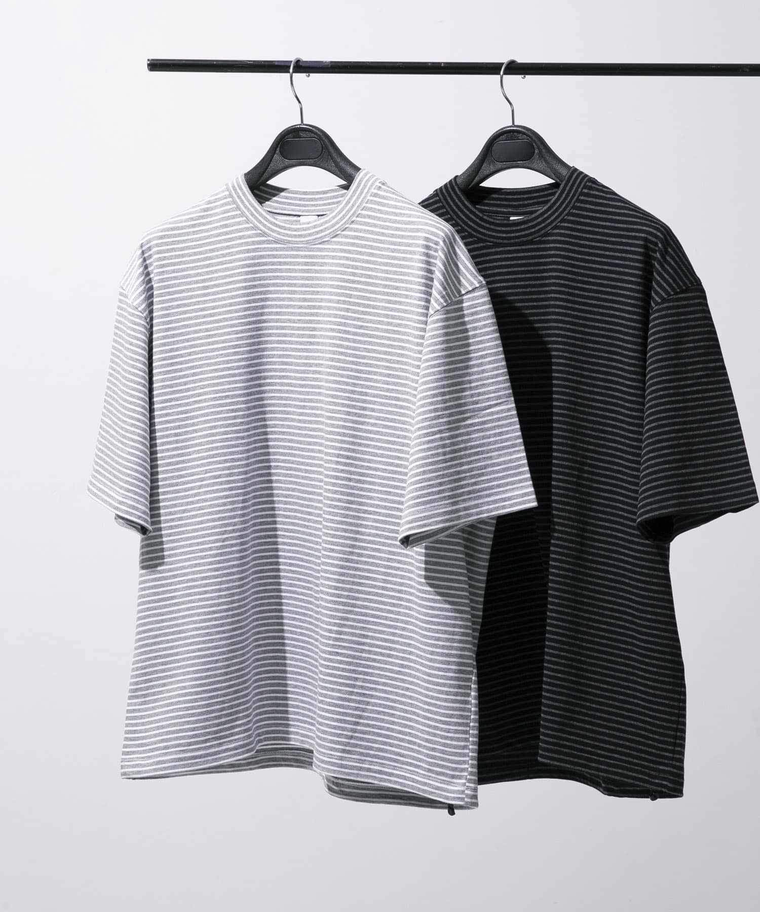 ES.1　Border SS T-shirts gray b M