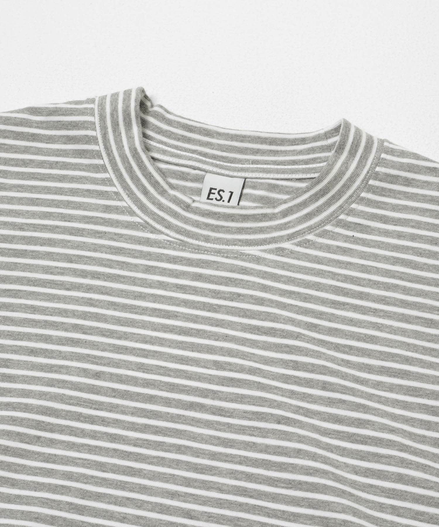 ES.1　Border SS T-shirts gray b M