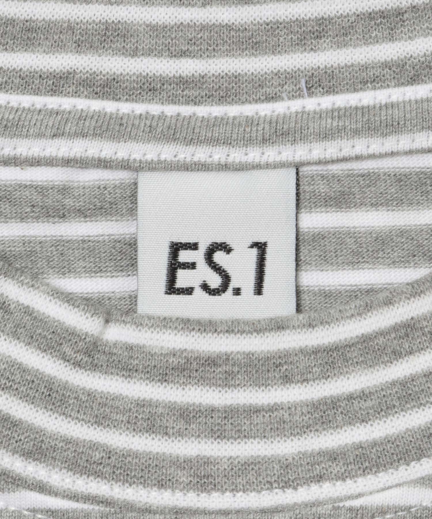 ES.1　Border SS T-shirts gray b M