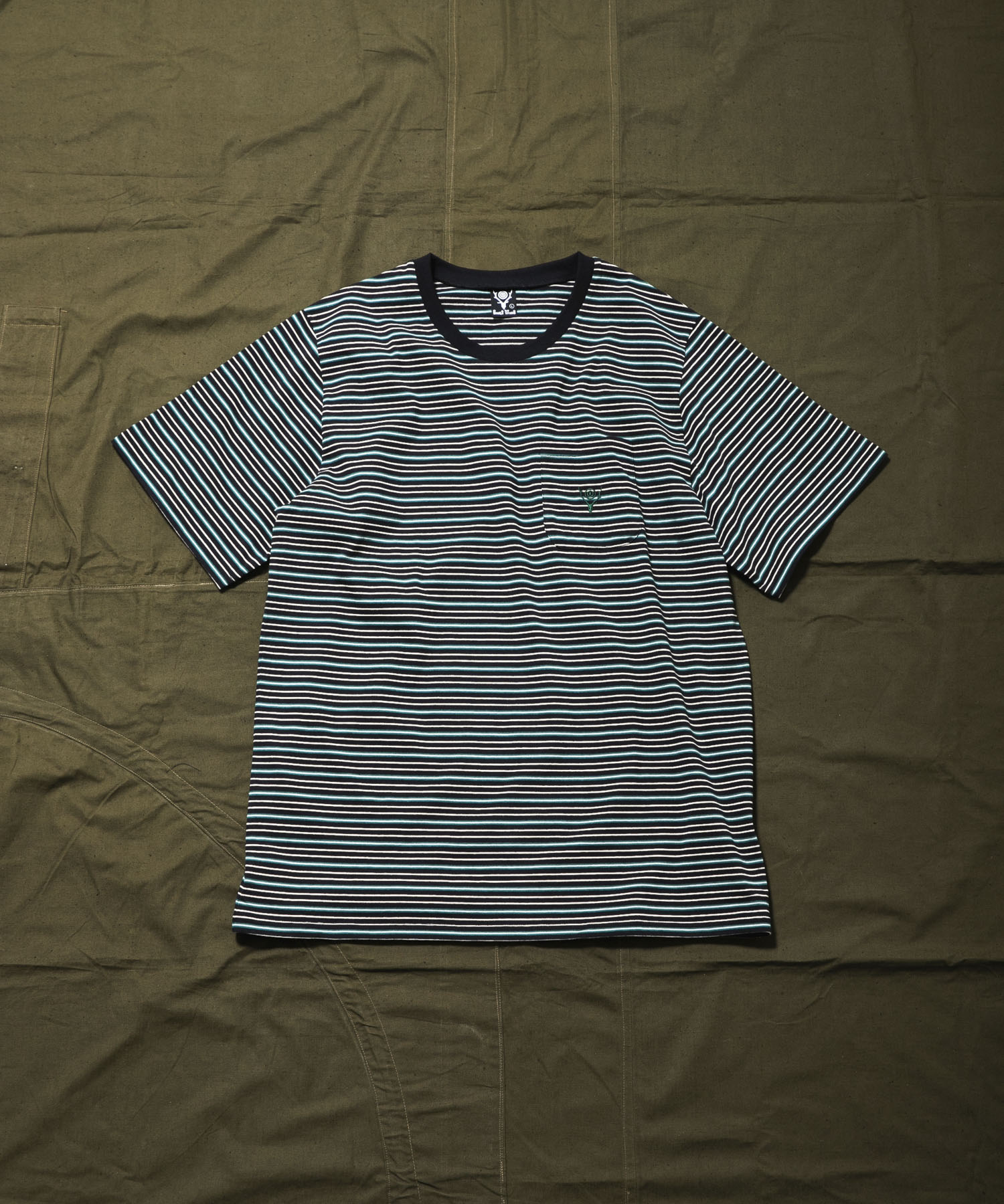 South2 West8　S/S ROUND POCKET TEE