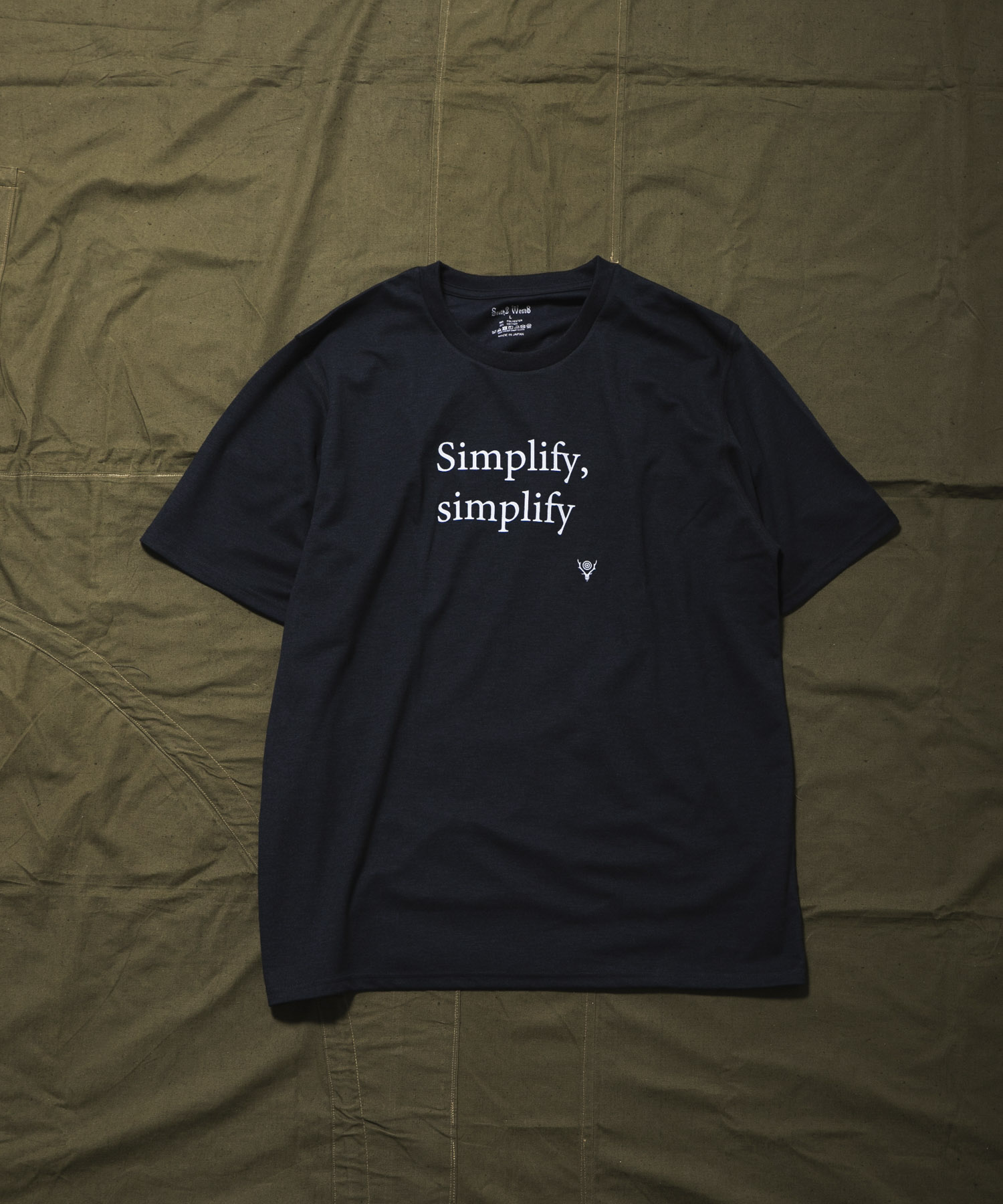 South2 West8　S/S CREW NECK TEE