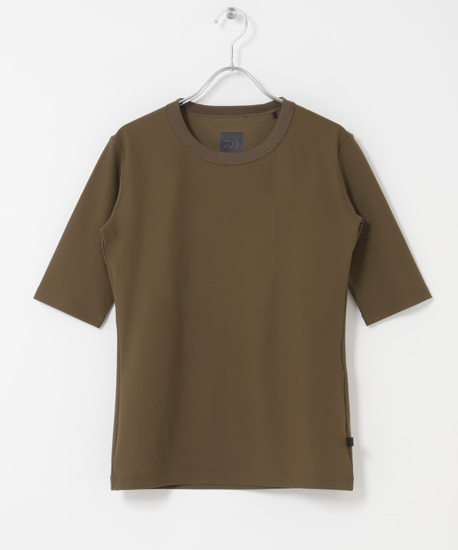 DAIWA PIER39　Ws TECH LIGHTWEIGHT HALF/S TEE BROWN GRAY Free