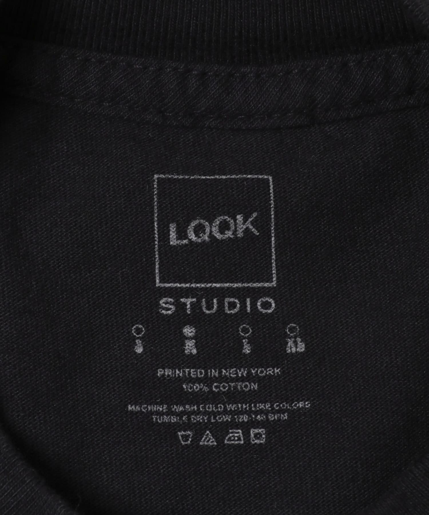 LQQK Studio　RENTALS TEE BLACK M