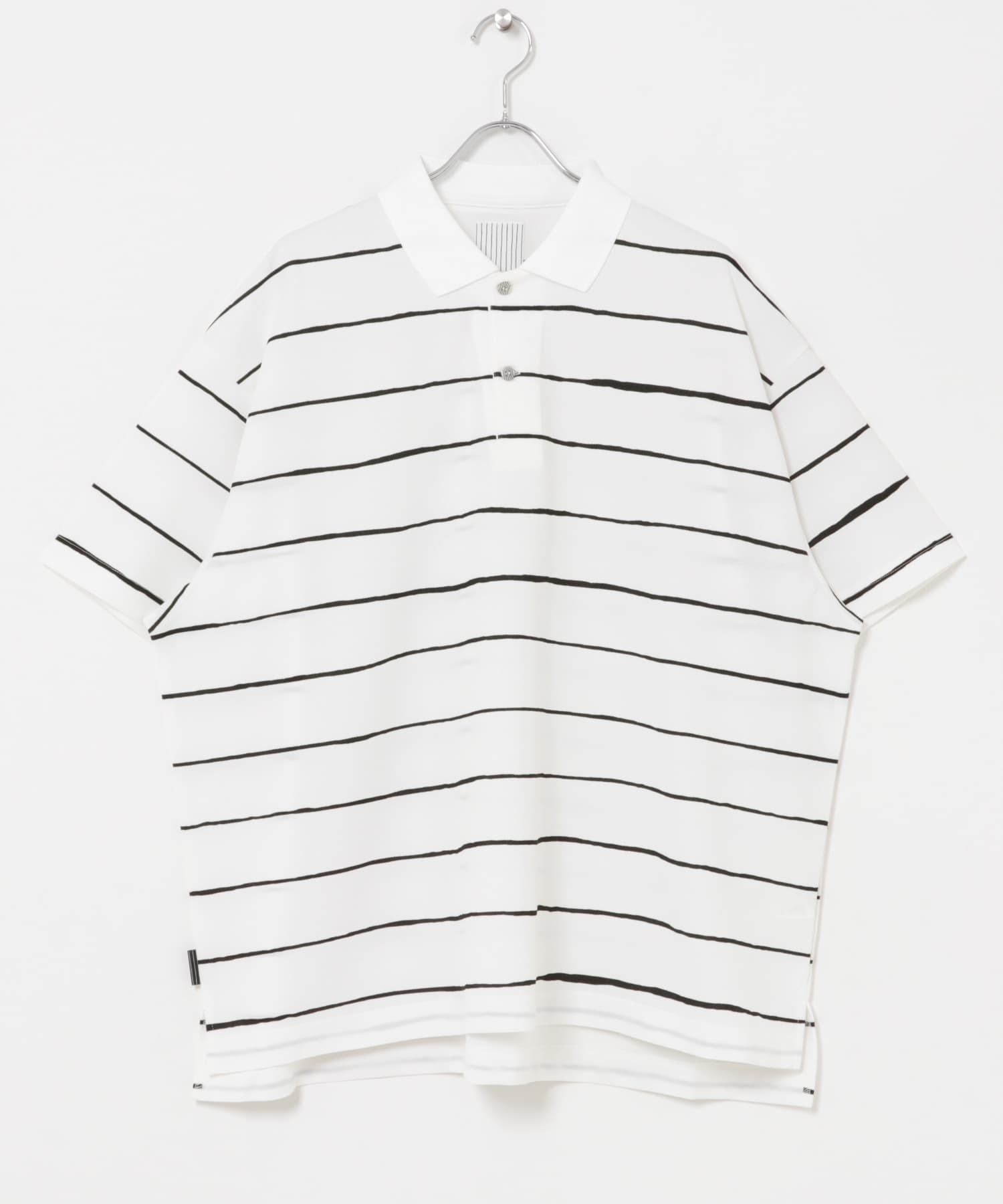 SFC　SIDE STRIPE BIG POLO WHITE M