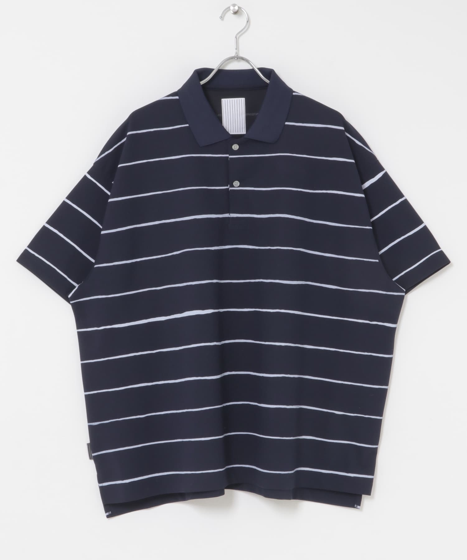 SFC　SIDE STRIPE BIG POLO NAVY M