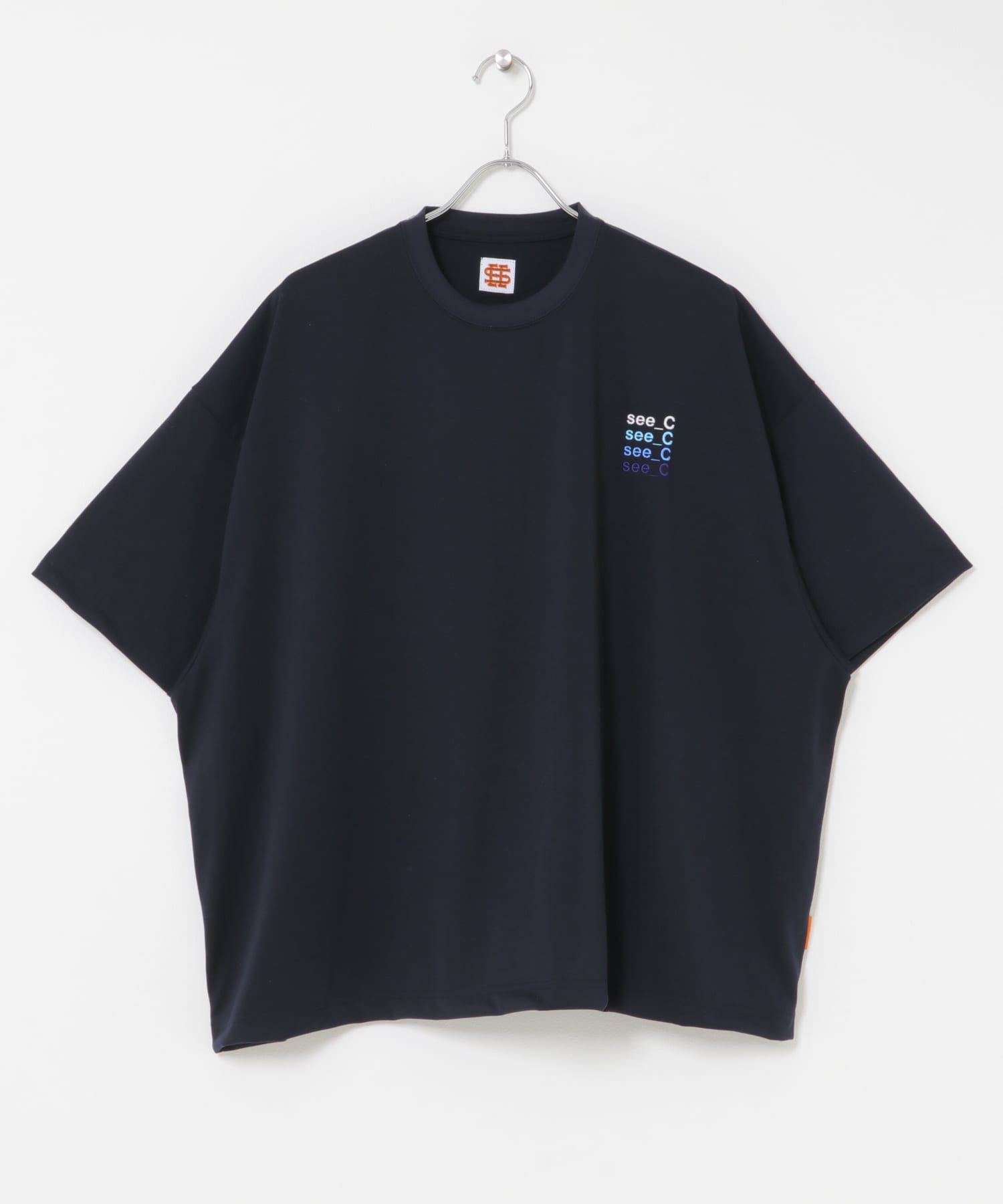 SEE SEE　SUPER BIG SS TEE NAVY M