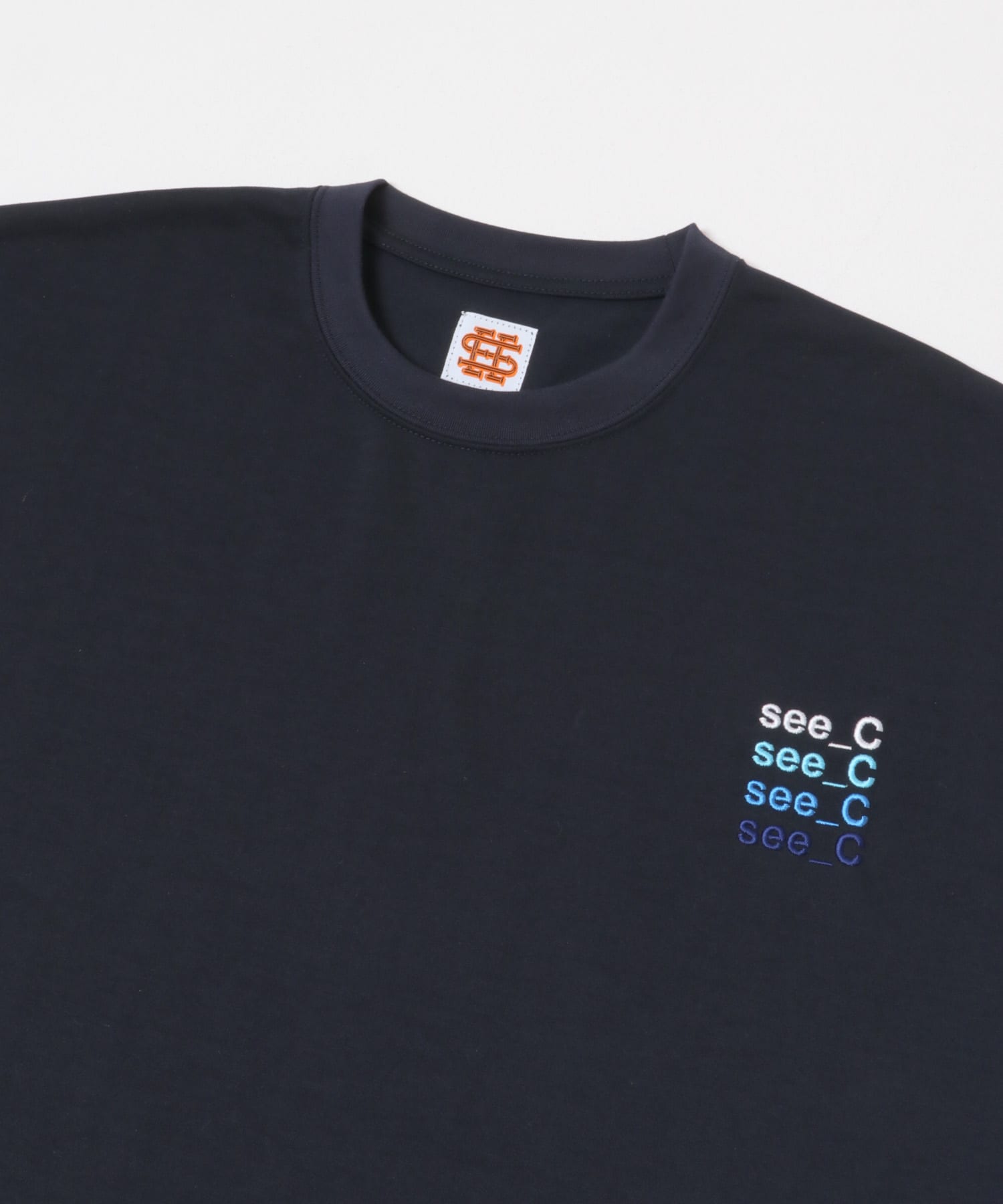 SEE SEE　SUPER BIG SS TEE NAVY M