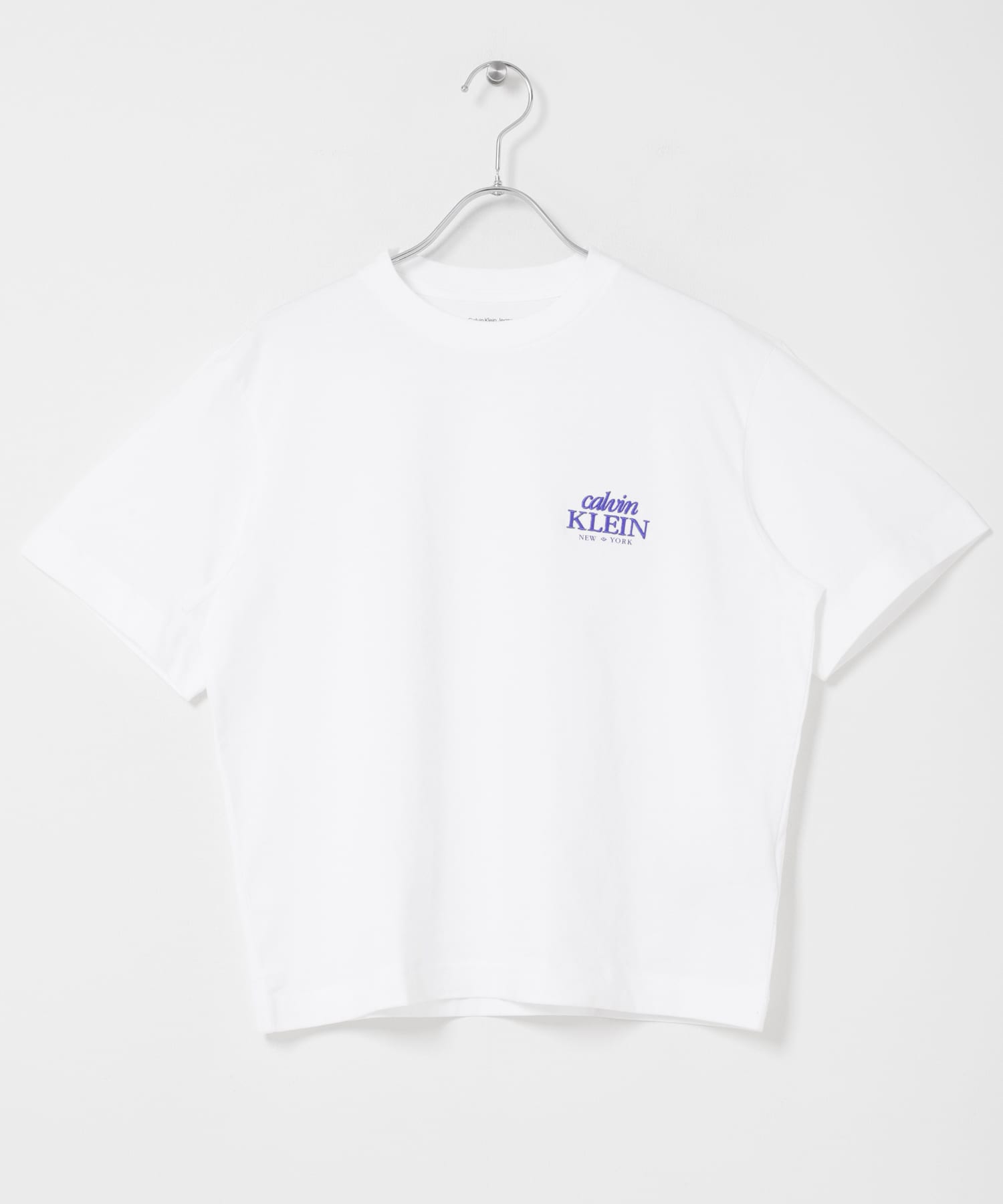 Calvin Klein　W.SS BOXY GRAPHIC T-SHIRT YAF WHITE S