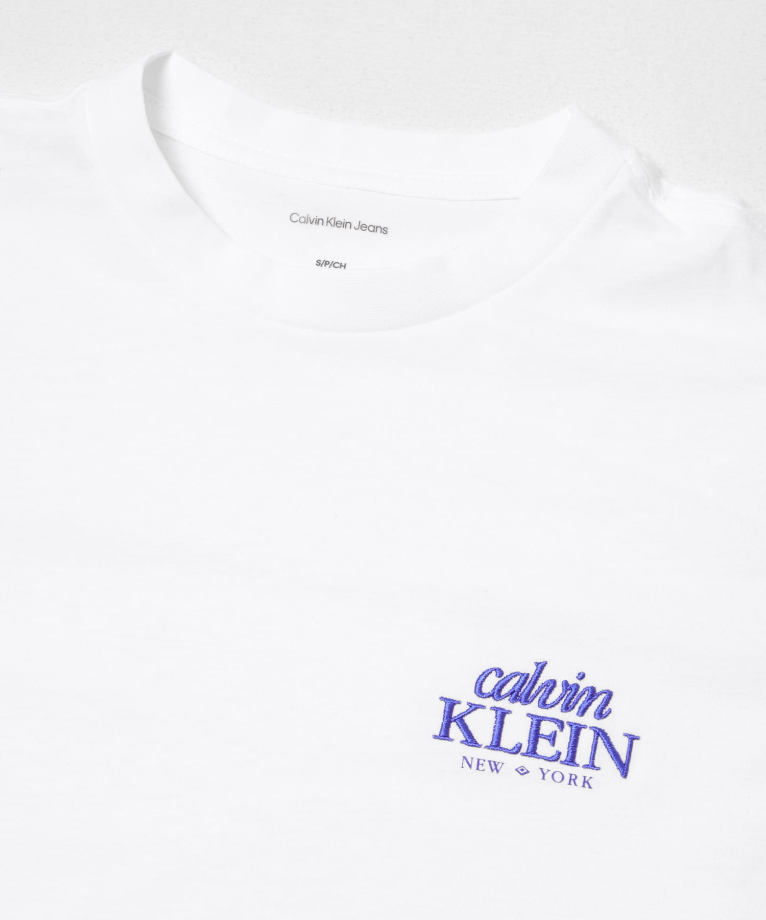 Calvin Klein　W.SS BOXY GRAPHIC T-SHIRT YAF WHITE S