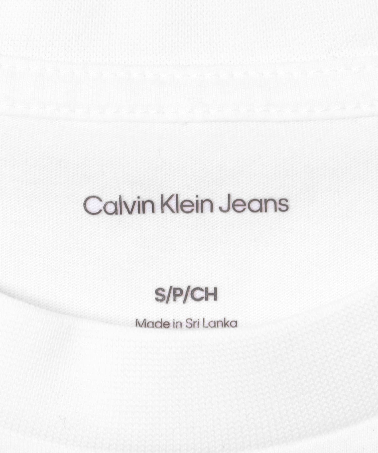 Calvin Klein　W.SS BOXY GRAPHIC T-SHIRT YAF WHITE S