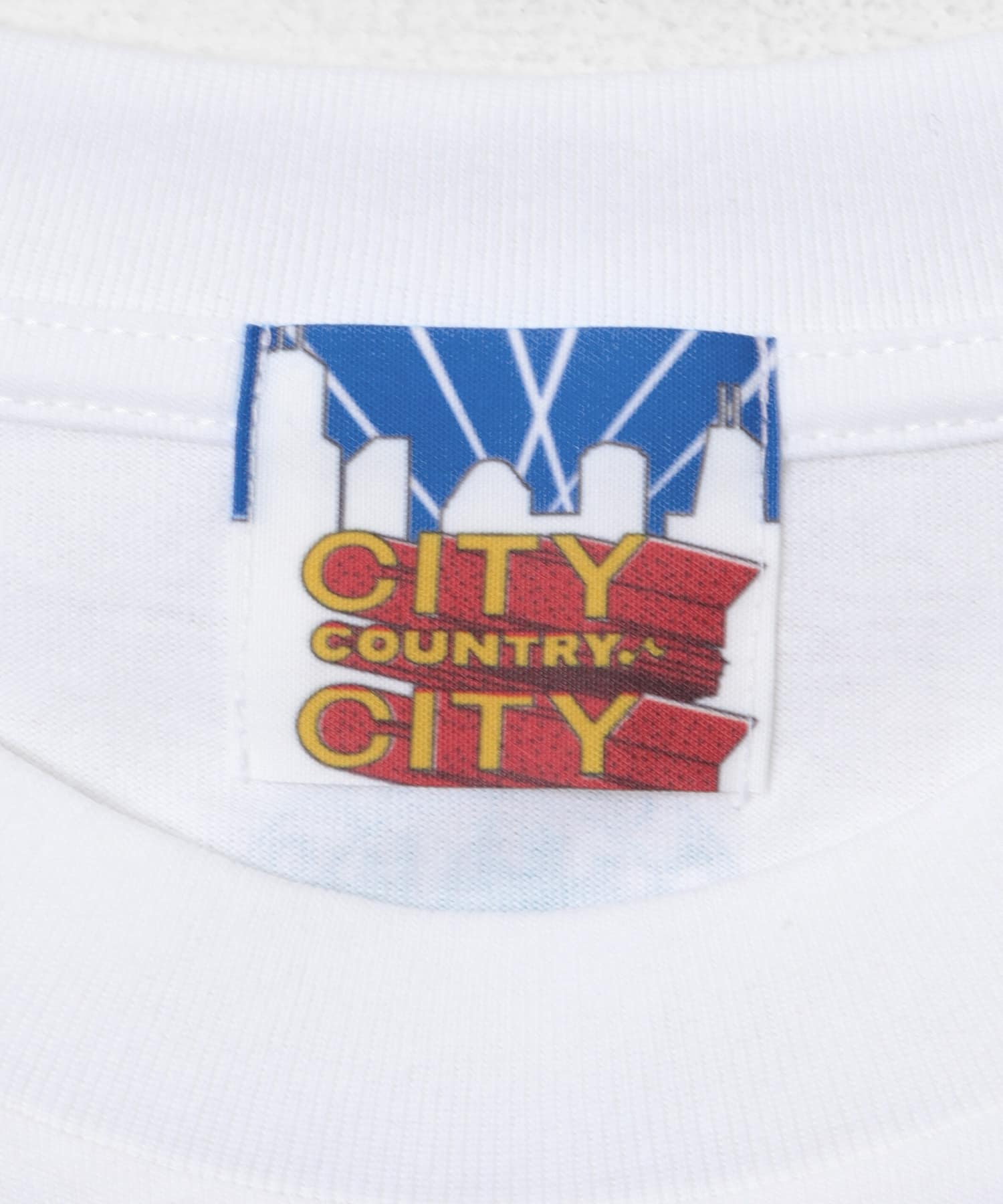 CITY COUNTRY CITY　COTTON T_CITY WHITE M