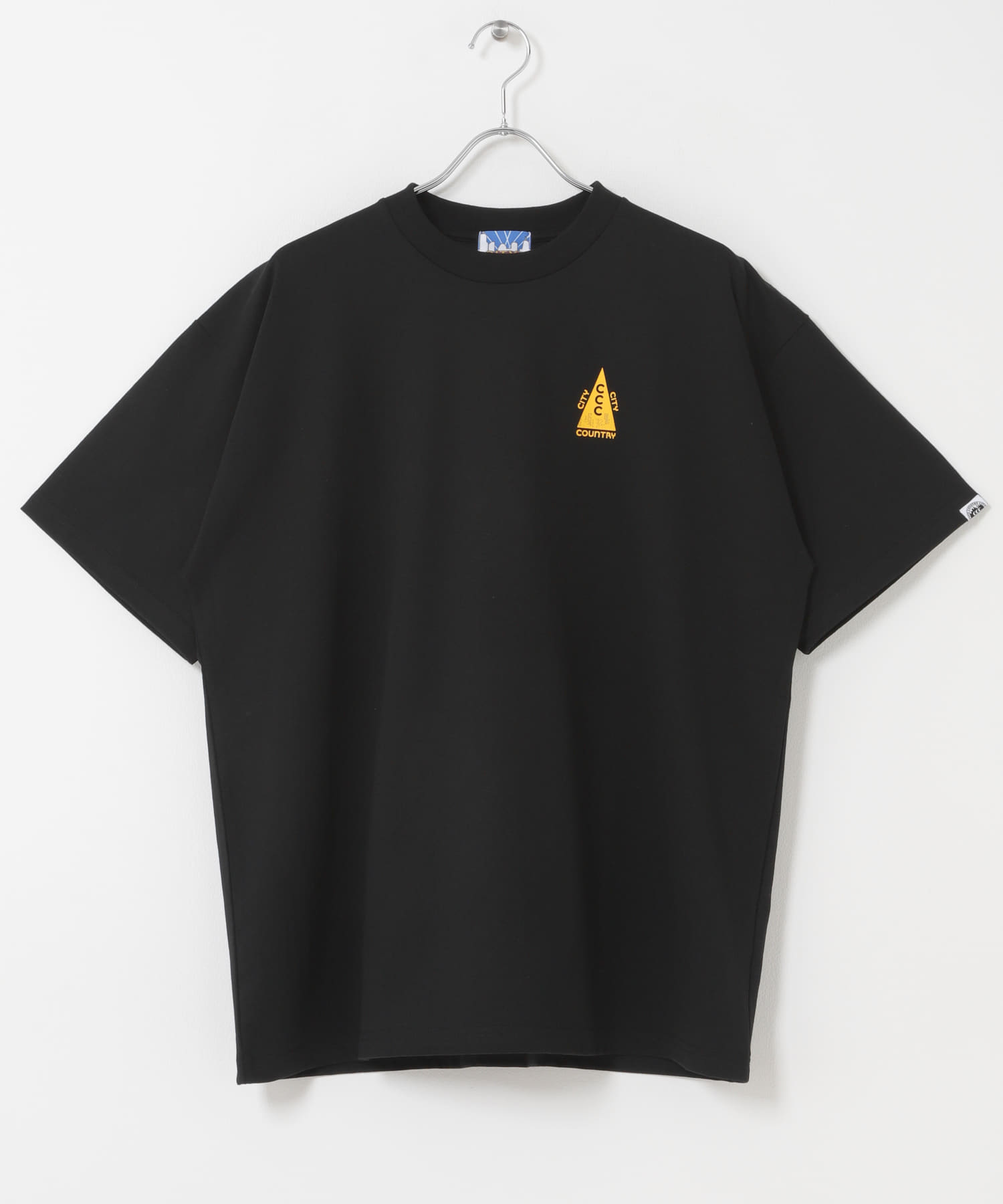 CITY COUNTRY CITY　COTTON T_CITY BLACK M