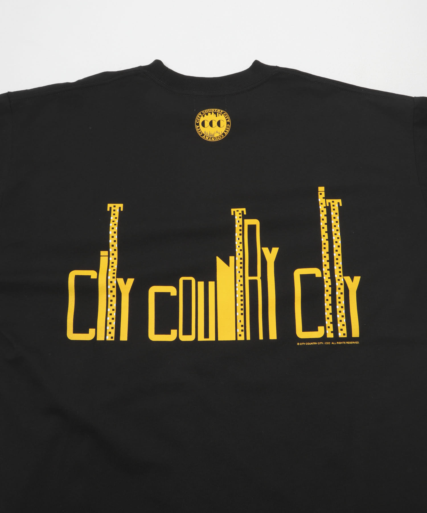 CITY COUNTRY CITY　COTTON T_CITY BLACK M