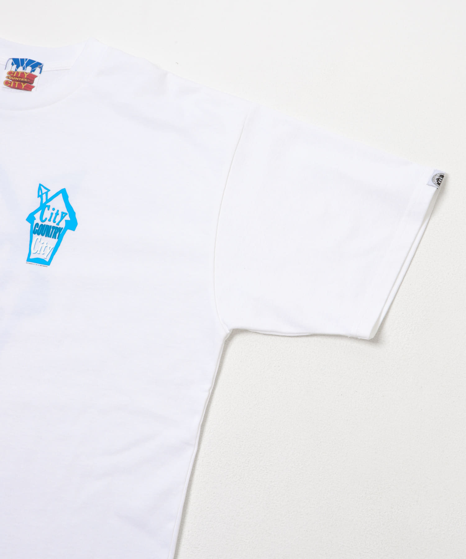CITY COUNTRY CITY　COTTON T_CITY HOUE WHITE M