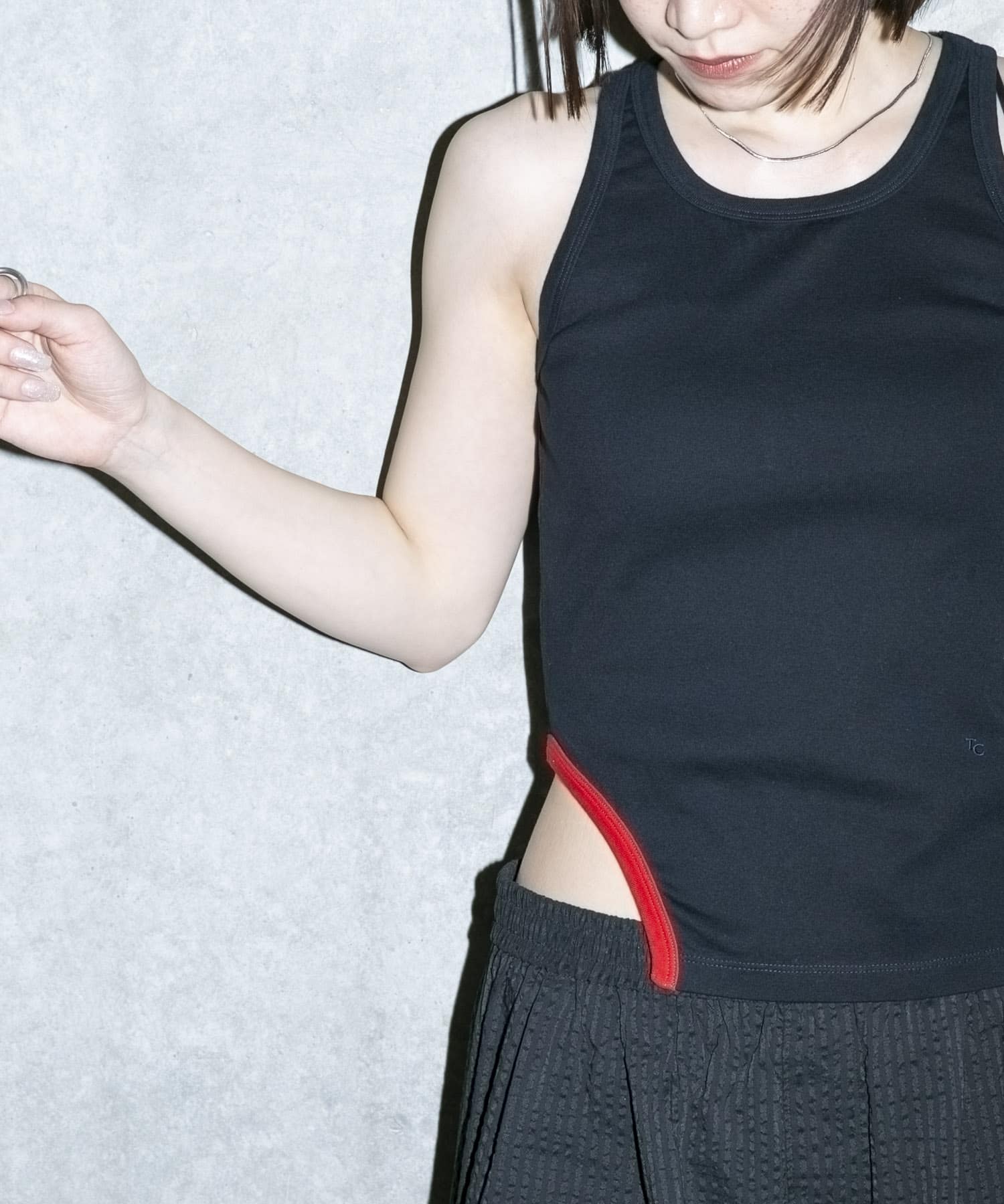 TanC TOKYO　CONTRAST TRIM SKINTOP
