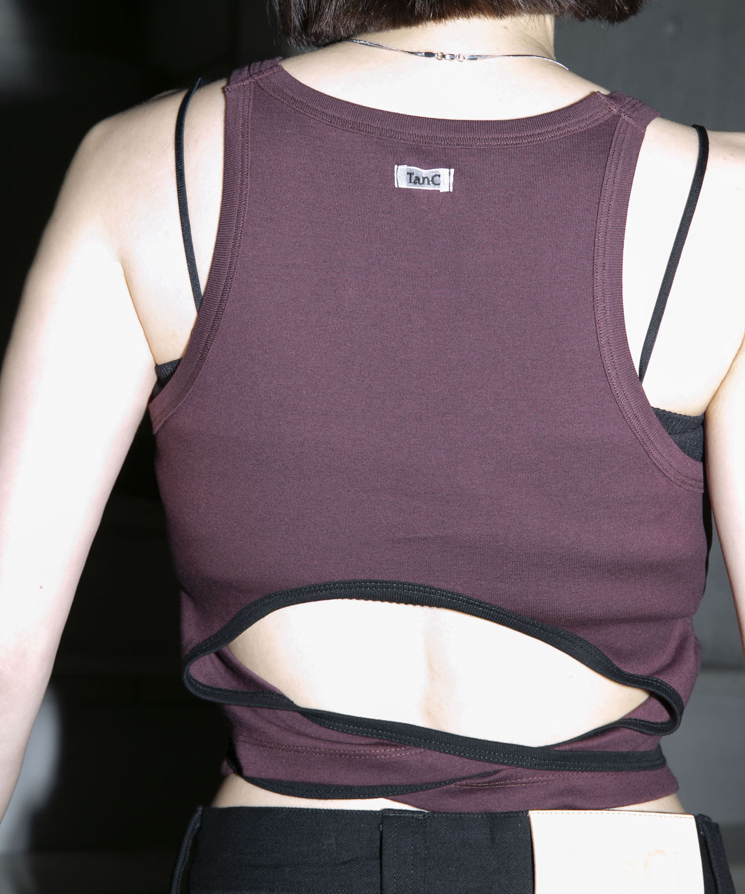 TanC TOKYO　CONTRAST TRIM SKINTOP SHORT