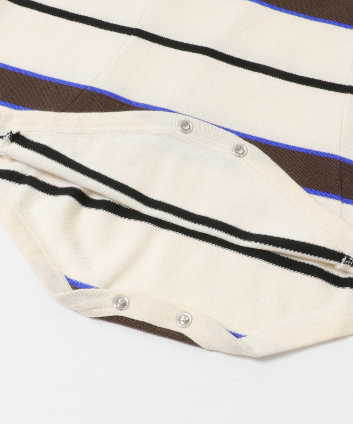 TanC TOKYO　PIQUE BORDER TANK ROMPERS IVORY Free