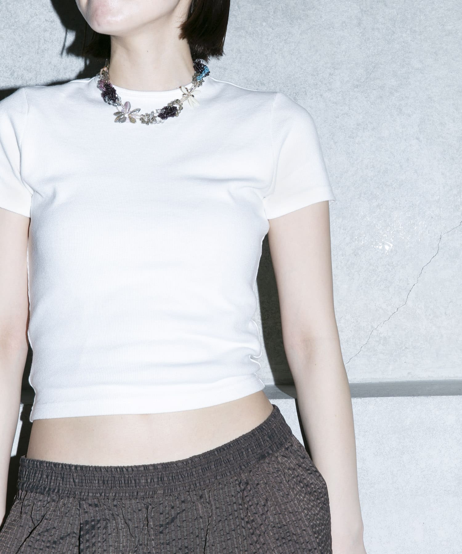 COOME　BABY SS TEE OFFWHITE M