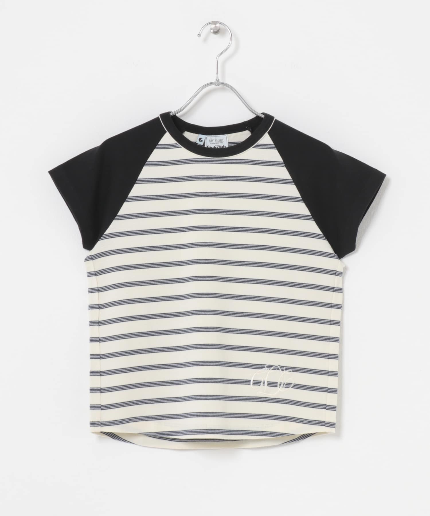 Girls department Club　BORDER DOUBLE BIND TEE