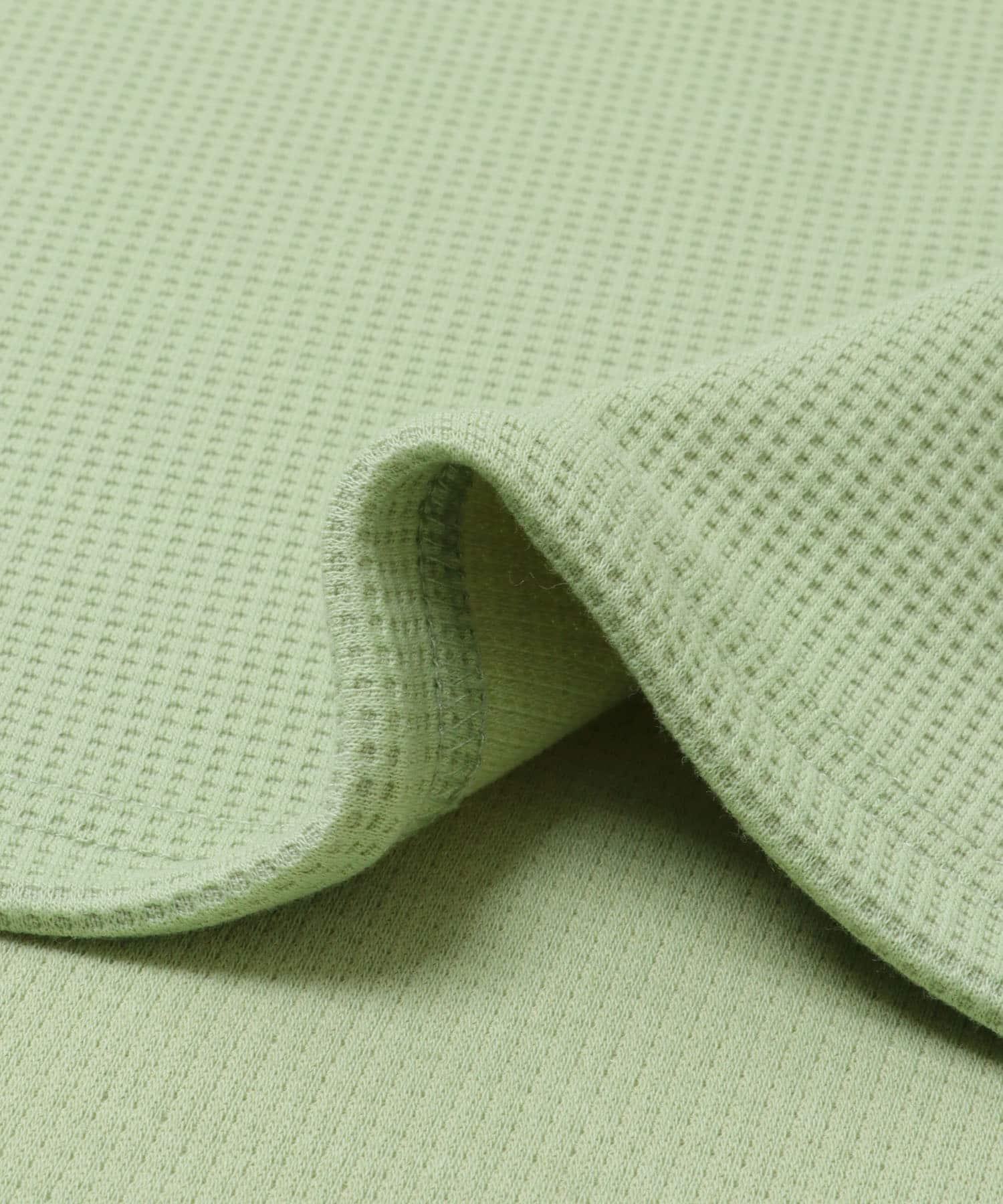 Acy　ZIP THERMAL PULLOVER L.GREEN L